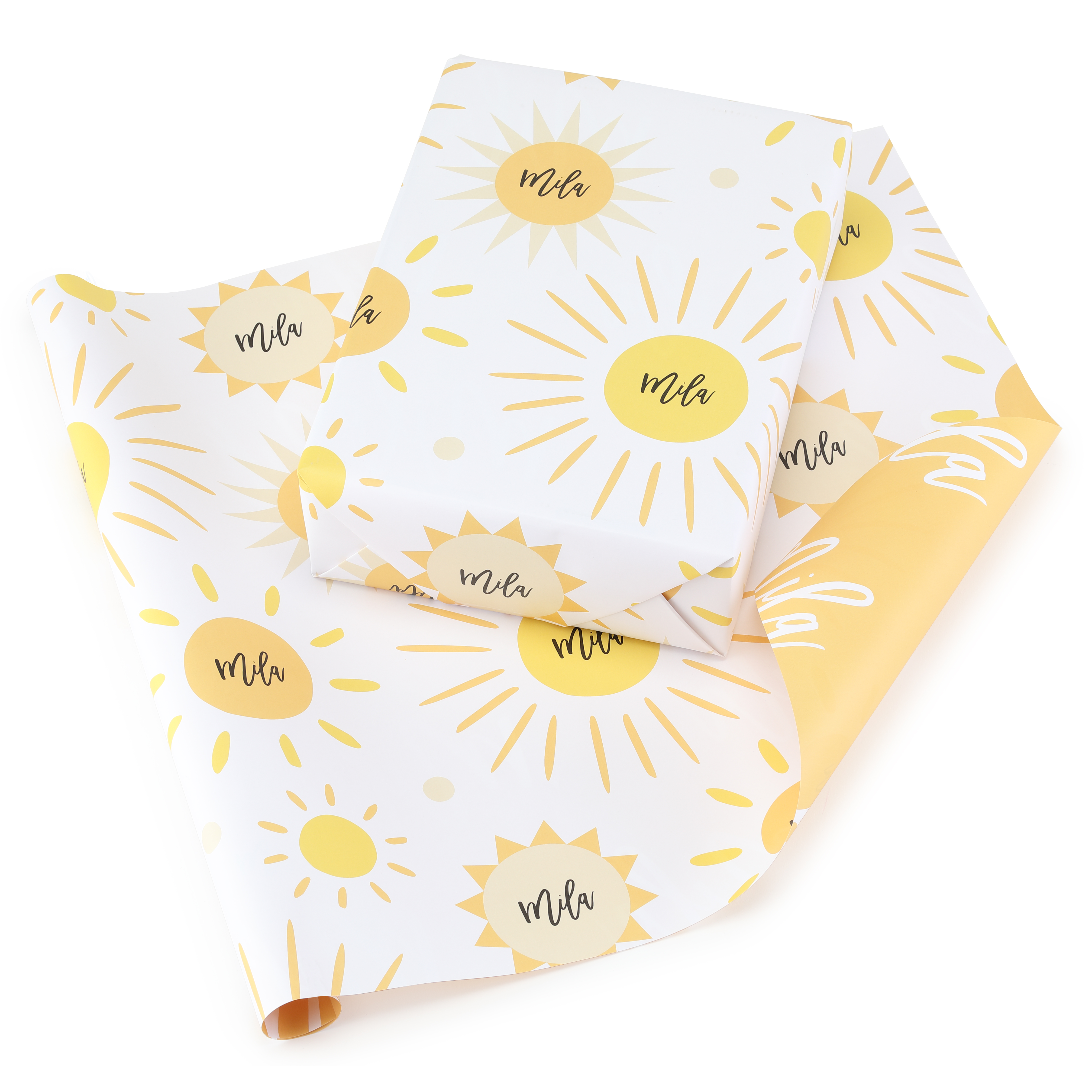 Sunshine Reversible Wrapping Paper (28"x20") 5