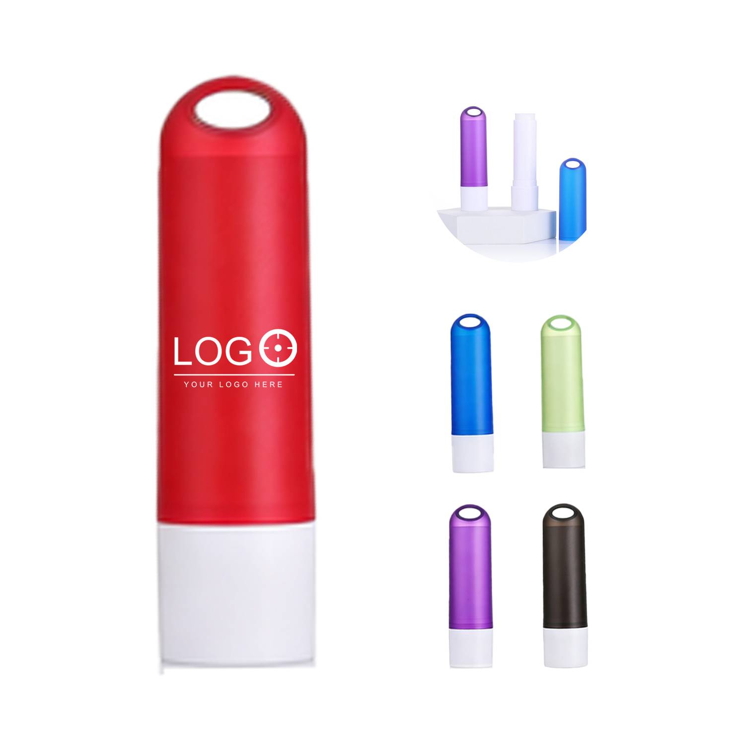 Plastic Lip Balm Tube Container