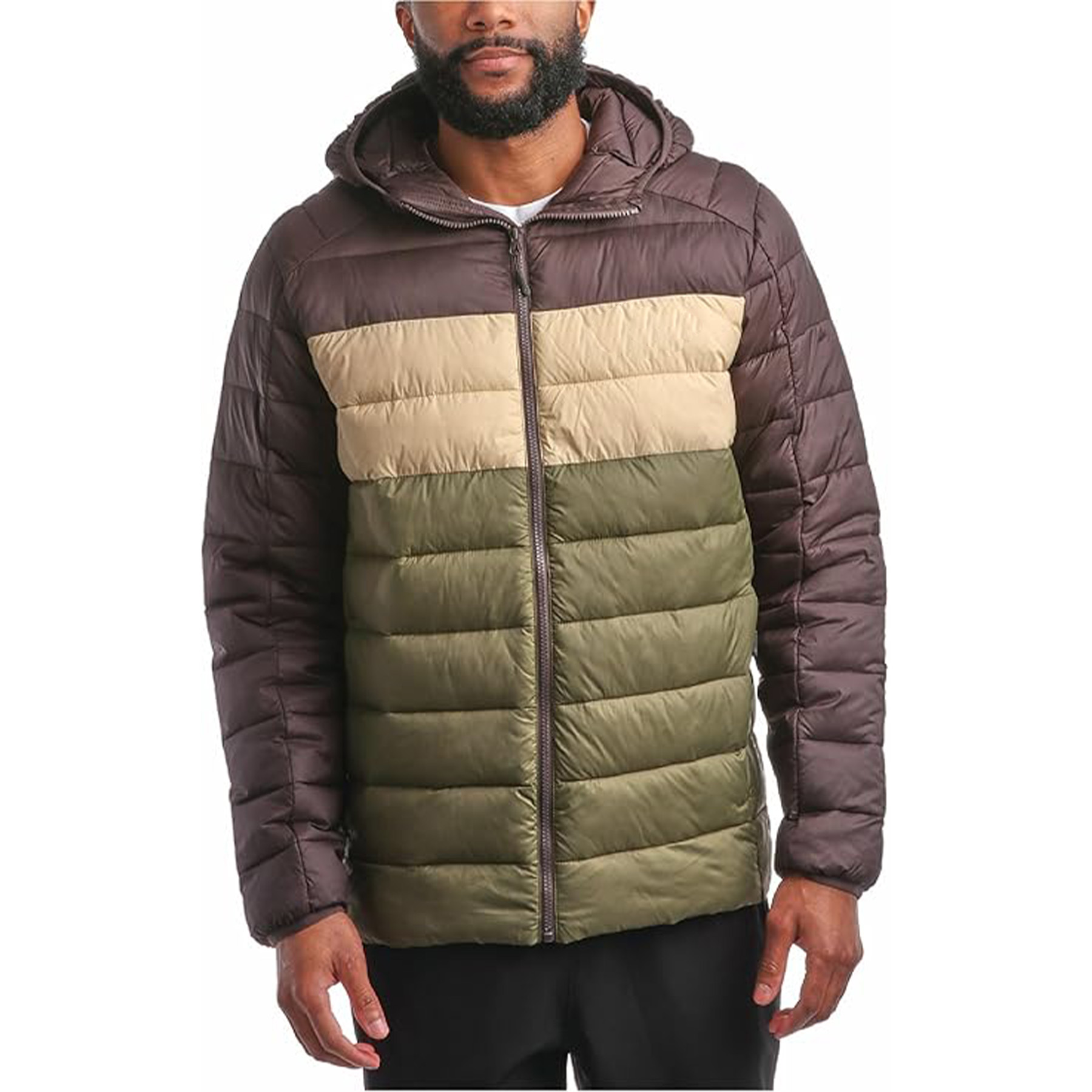 Warm Hooded Quilted Down Jacket 53