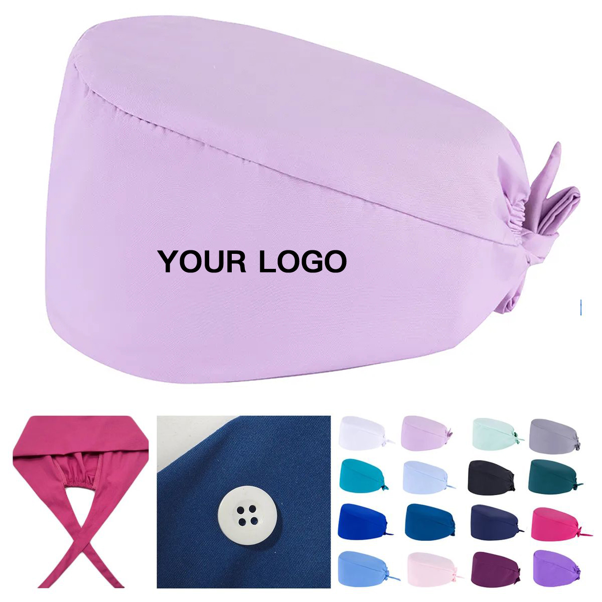 Breathable Nurse Cap With Sweat Wicking Fabric