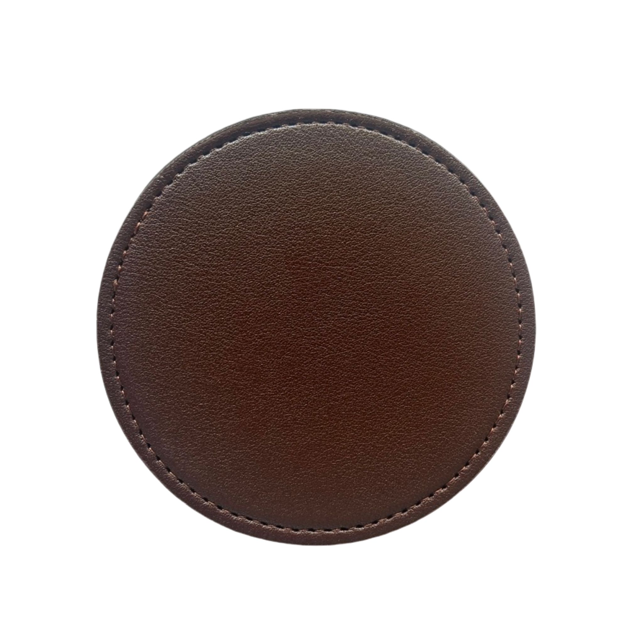 Round Leather Drink Coasters Protection for Home Decor 11
