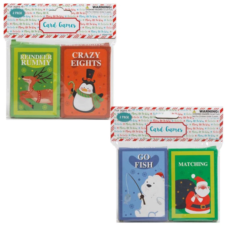 Christmas Card Games 2 Pack - Assorted 3