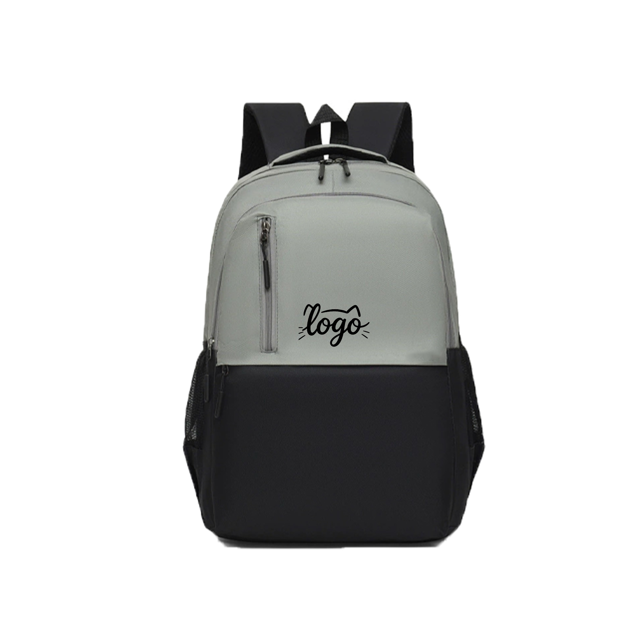 Color-Block Patchwork Dual-Shoulder Backpack for Daily Comm 3