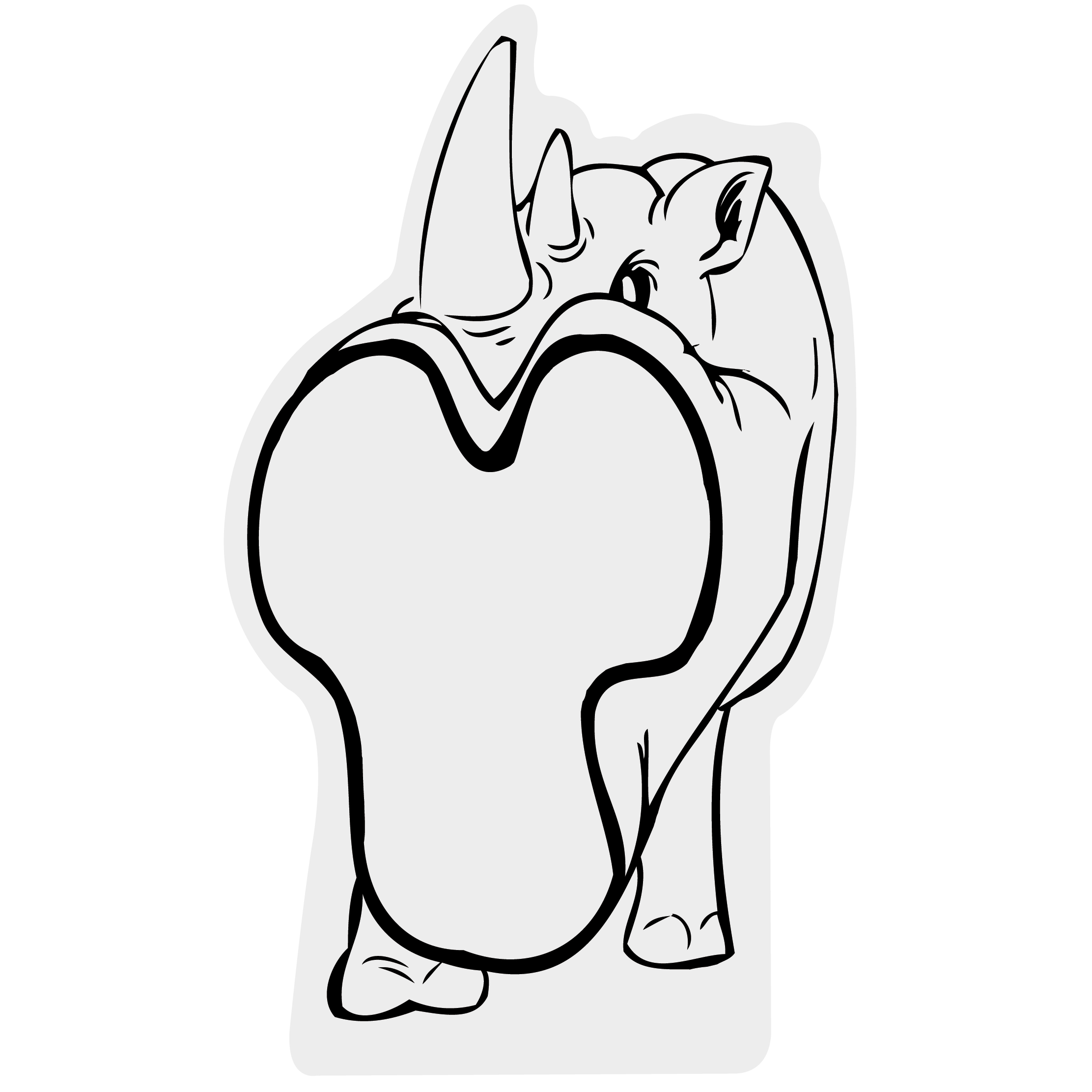 Foam Rhino Hoof Mitt 54