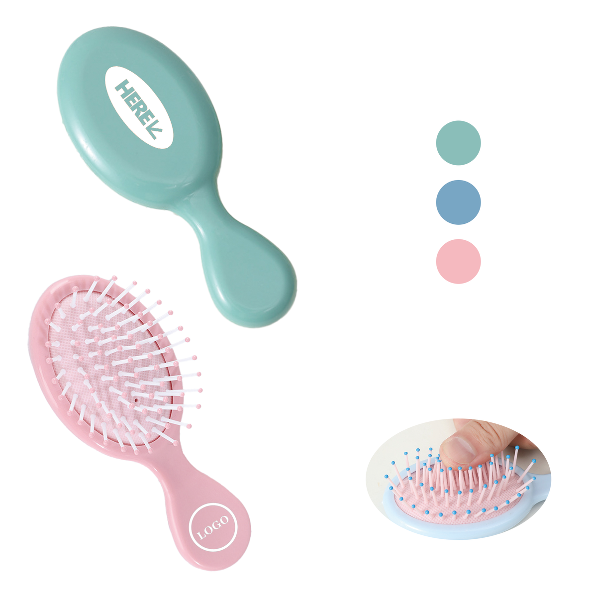 Mini Portable Female Airbag Comb