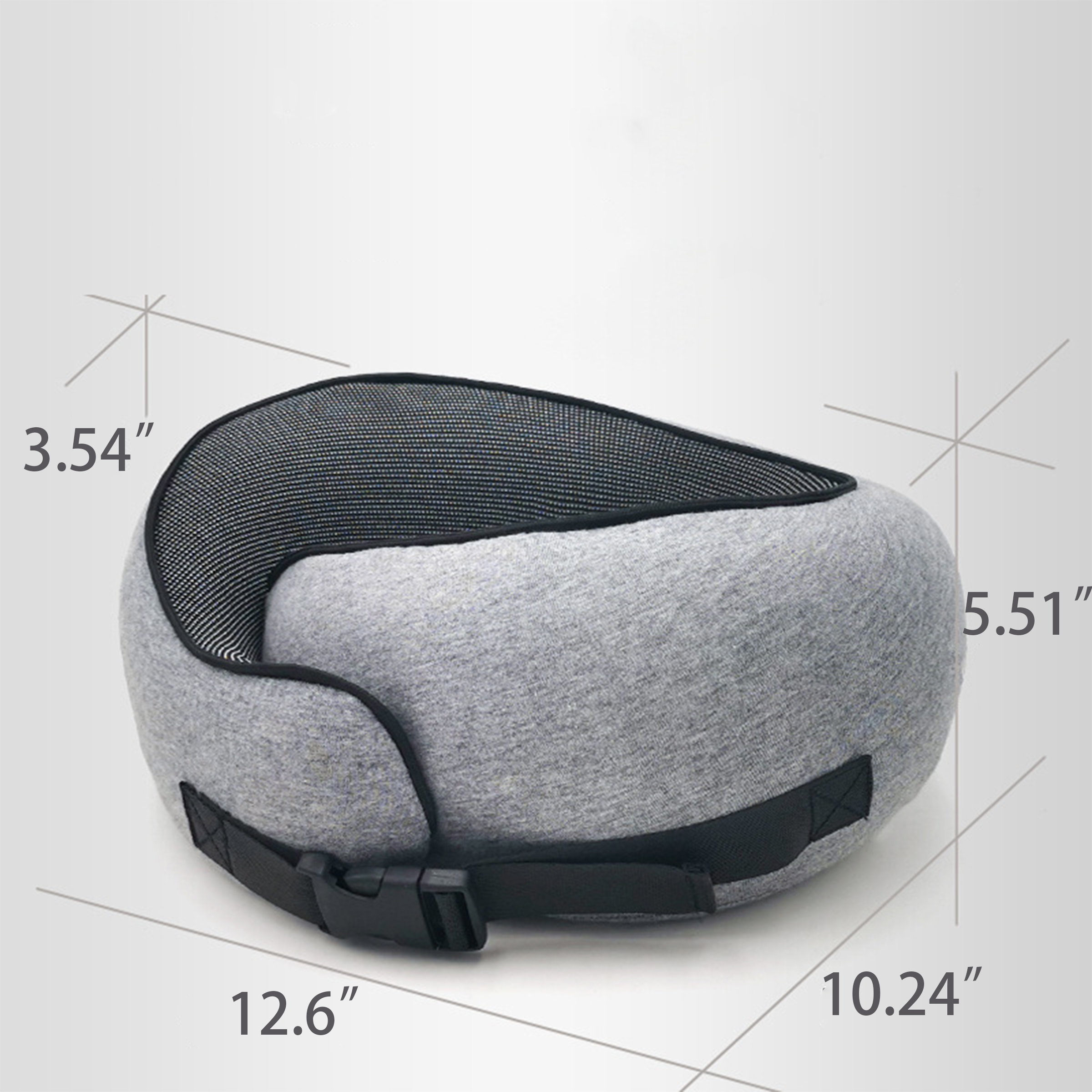 Portable Memory Foam Travel Pillow ?C Ergonomic Support 8