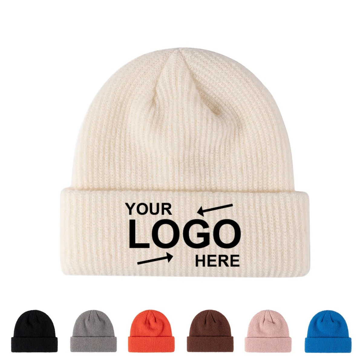 Cuffed Knit Beanie Cap