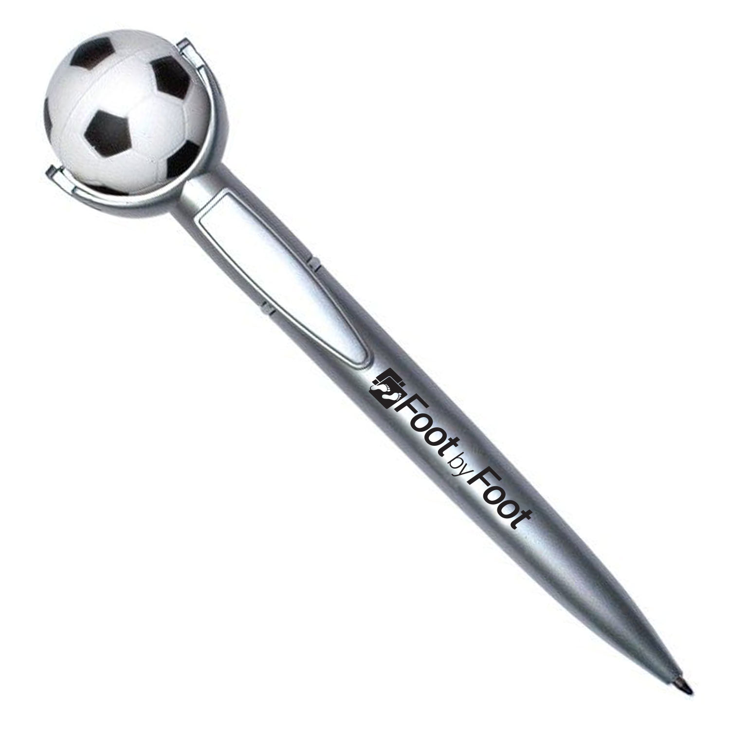 Soccer Ball Specialty Pen w/Squeeze Topper