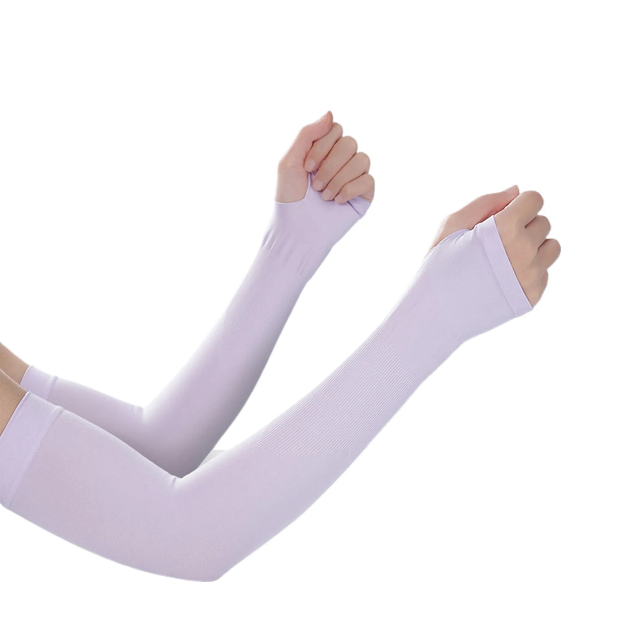 MOQ25 22g Sun Protection Ice Silk Arm Sleeves 22