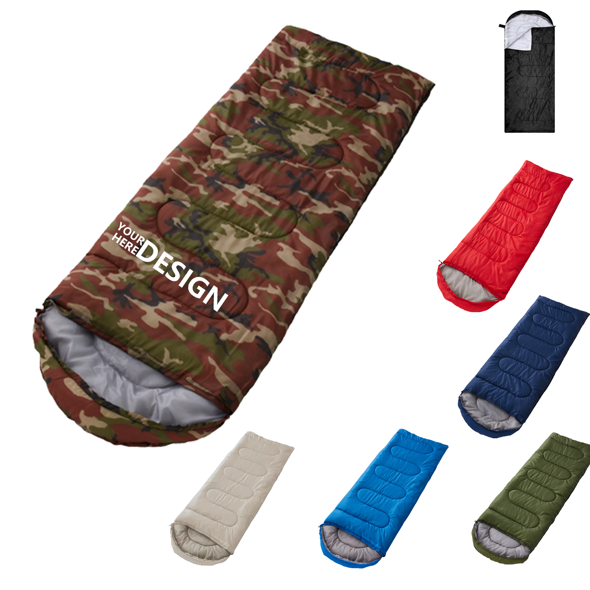 Insulated Polyester Travel Sleeping Bag 3