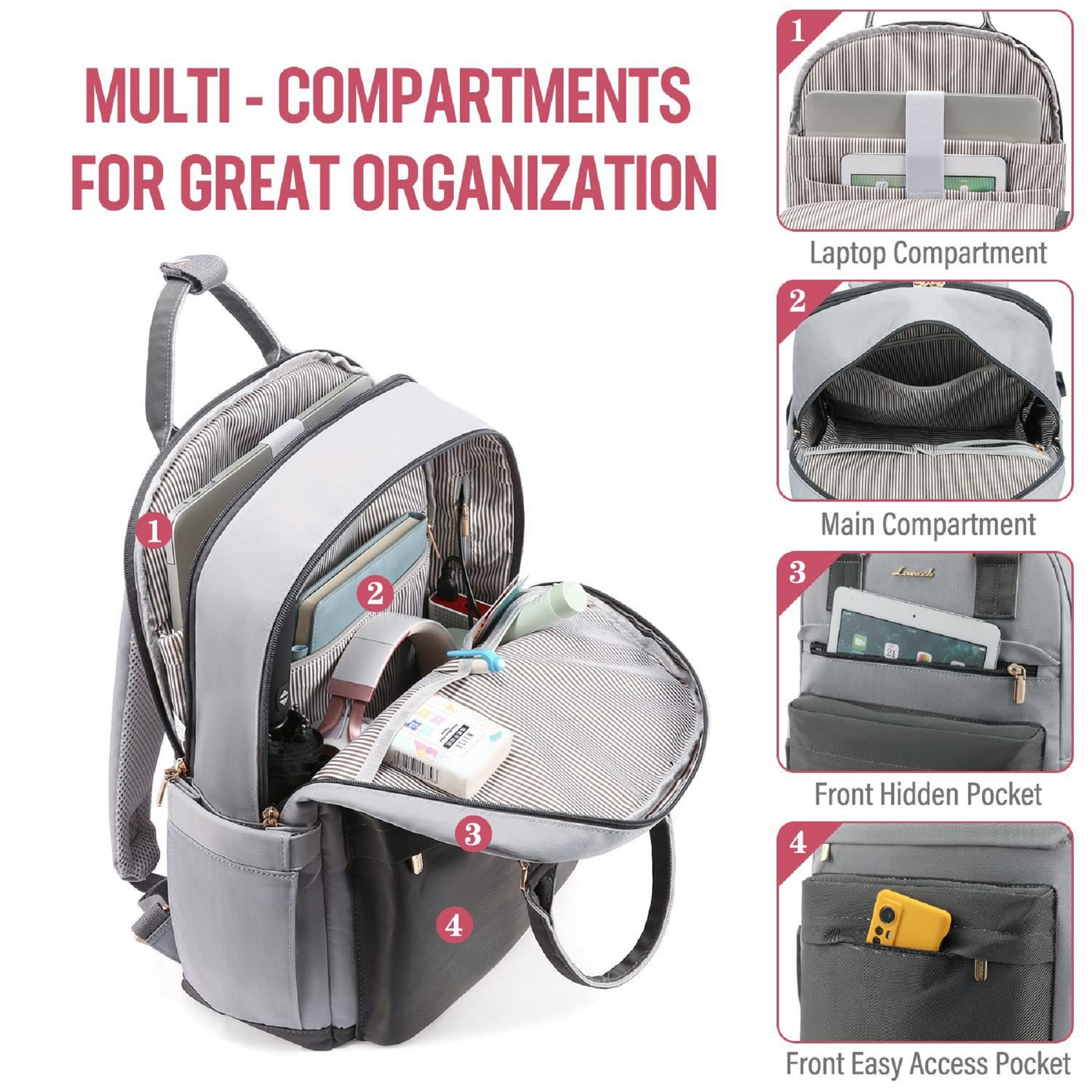 15.6 Inch Laptop Bag with USB Port 10