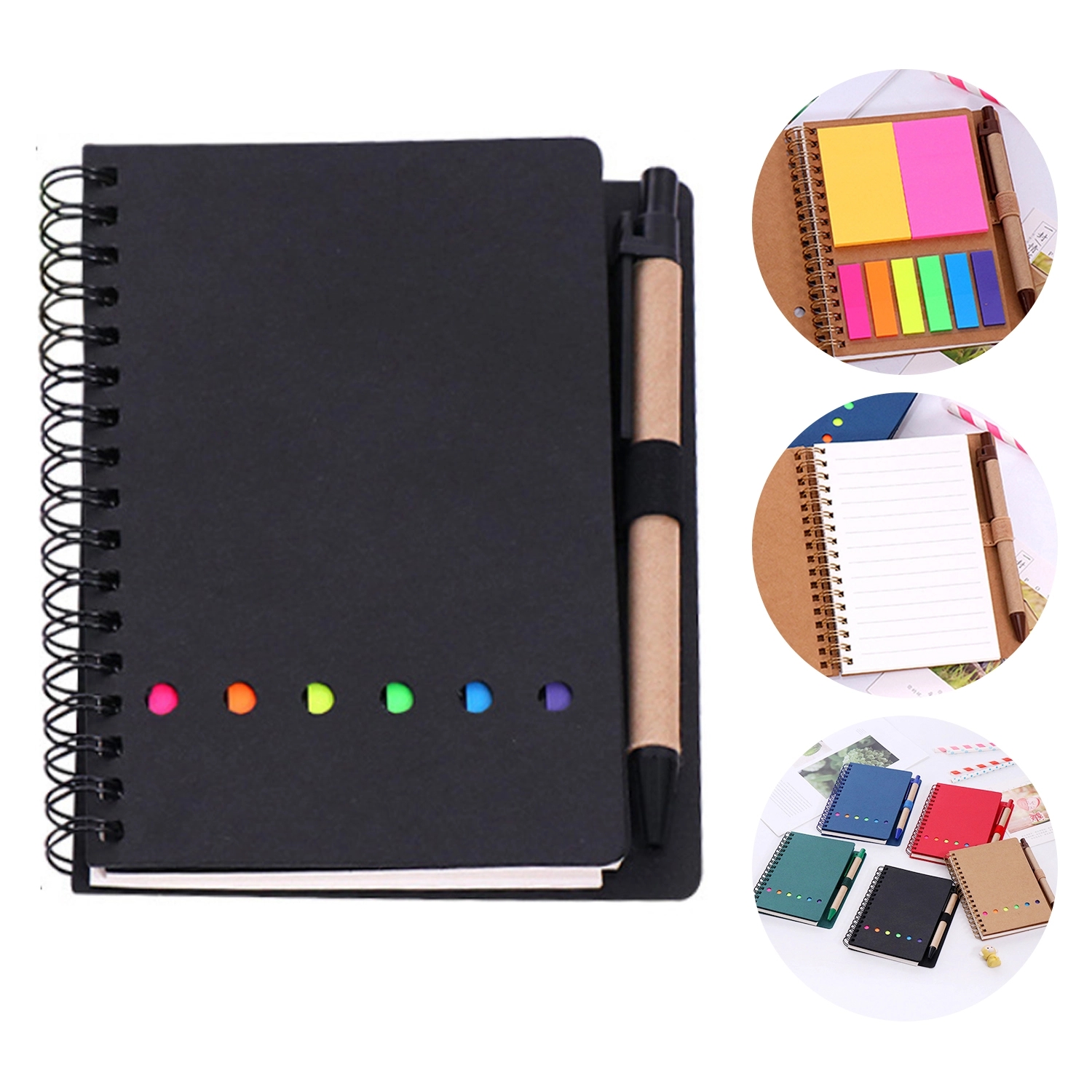 Spiral Notebook With Pen Journal Diary
