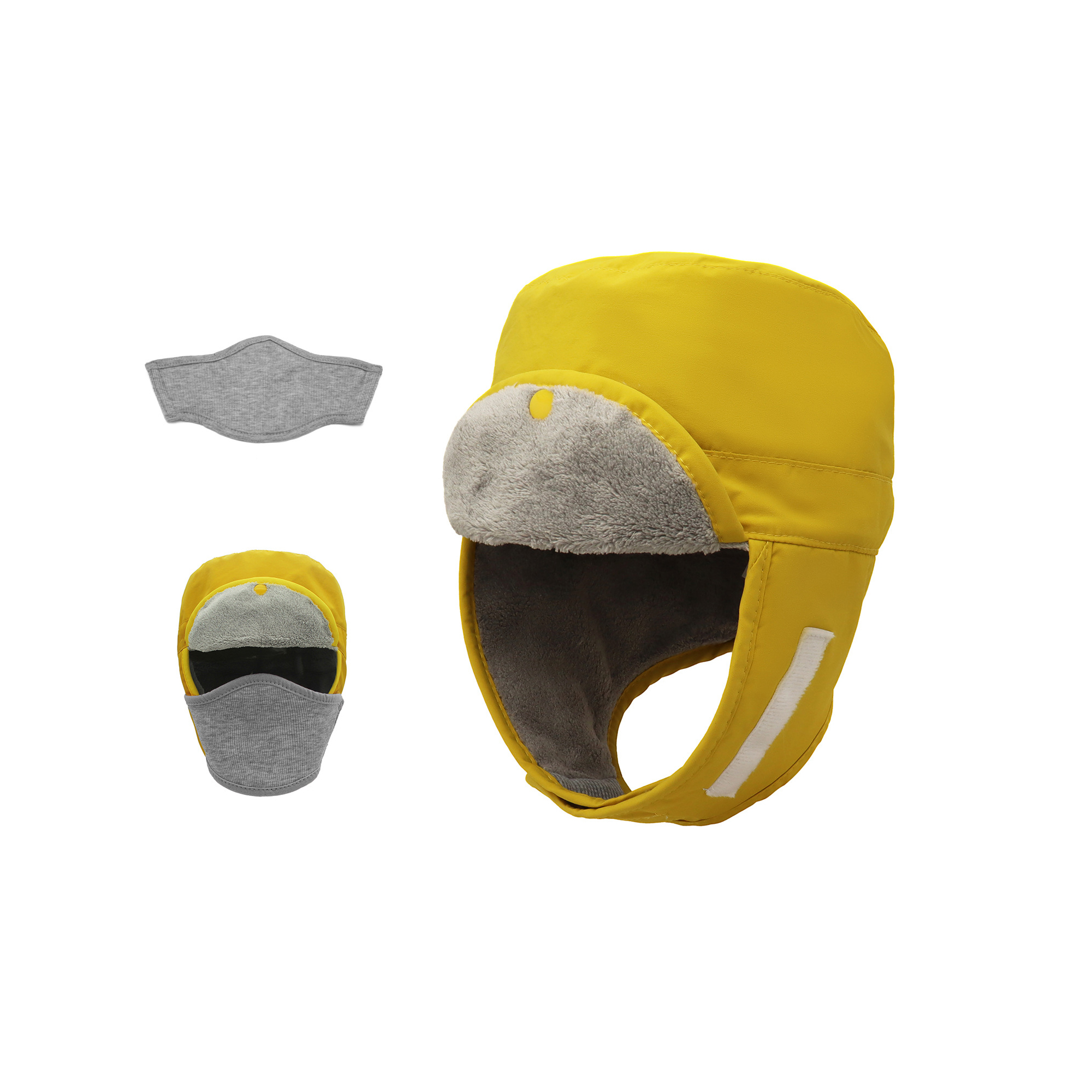 Waterproof Trapper Cap With Detachable Face Cover