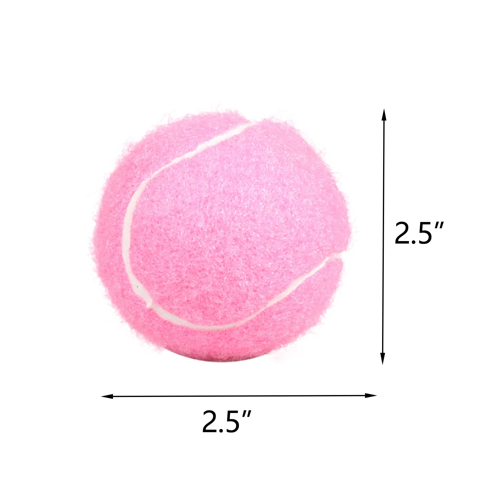2.5 Inch Colored Interactive Puppy Tennis Balls MOQ 50 PCS 6