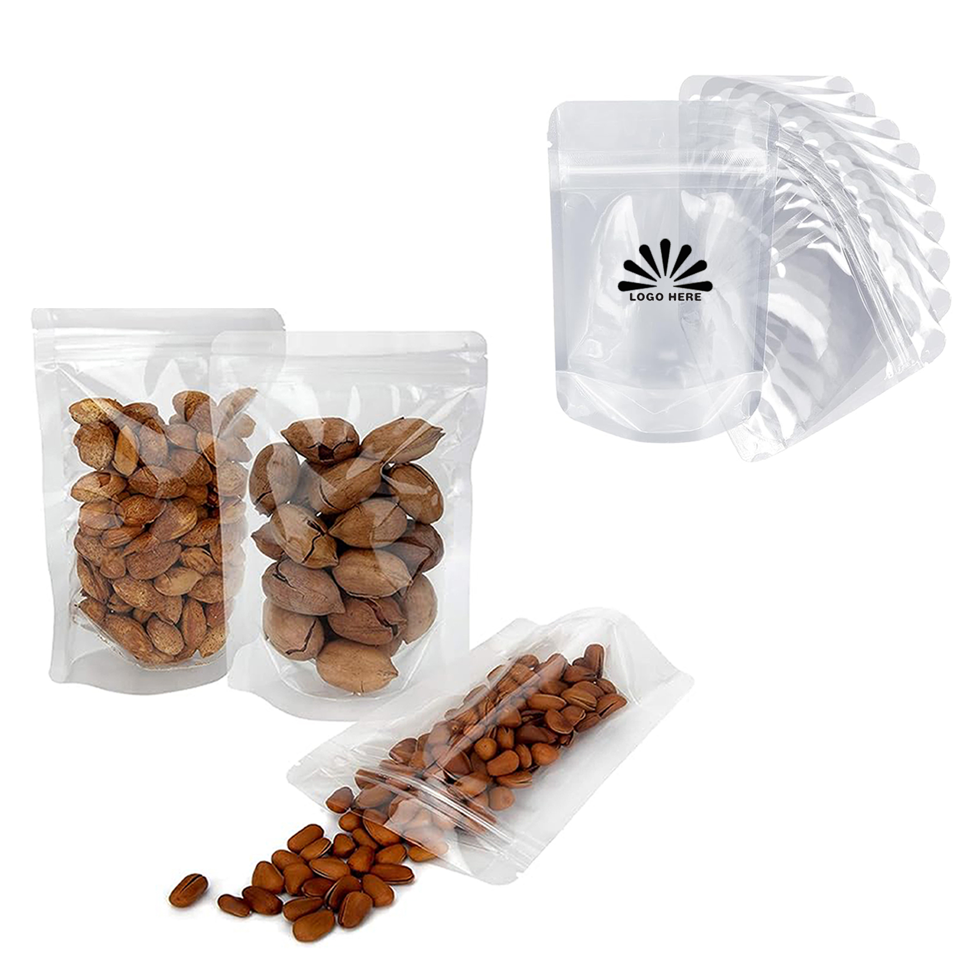 Custom Food-Grade Clear Sealing Bags 3