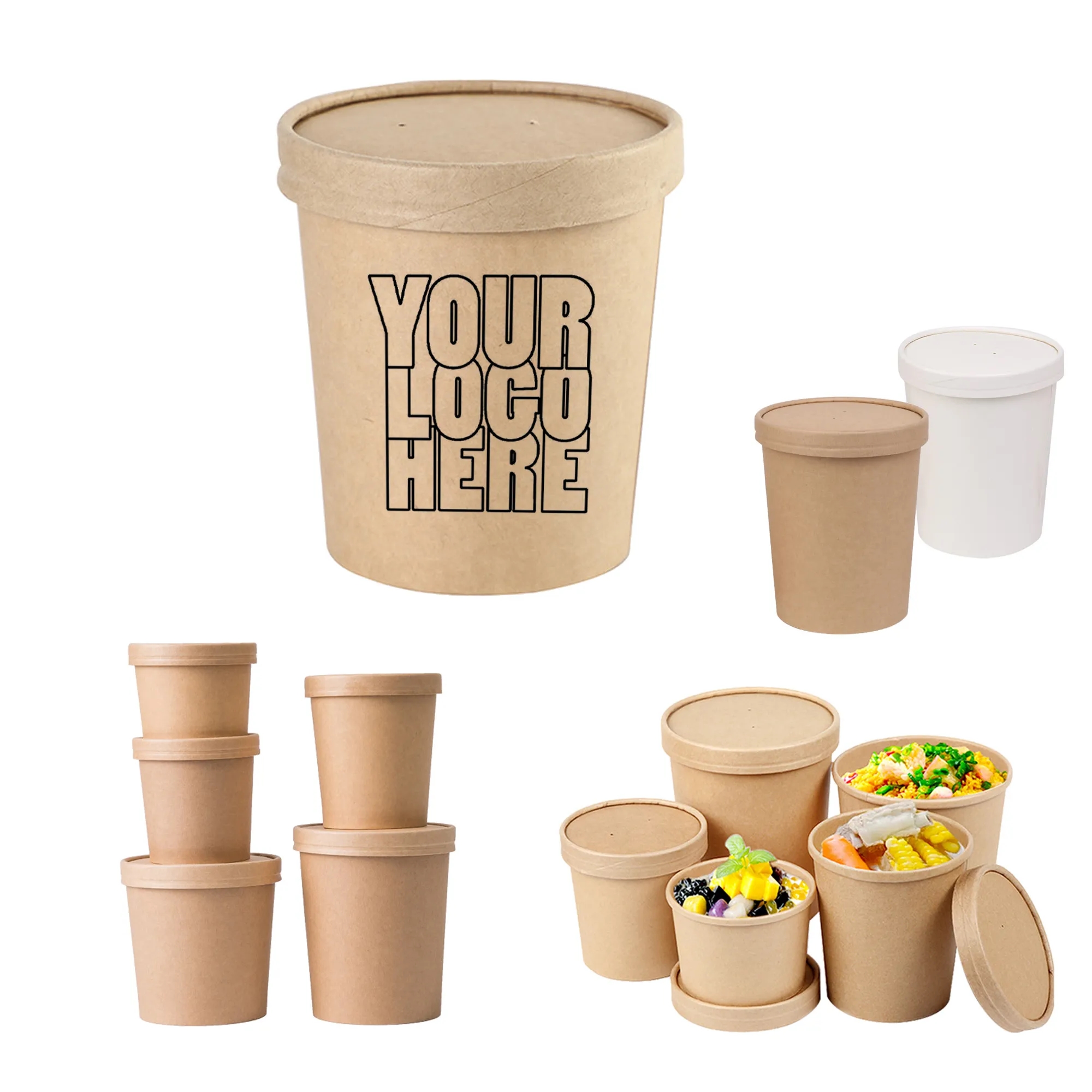 Kraft Paper Soup Box 3