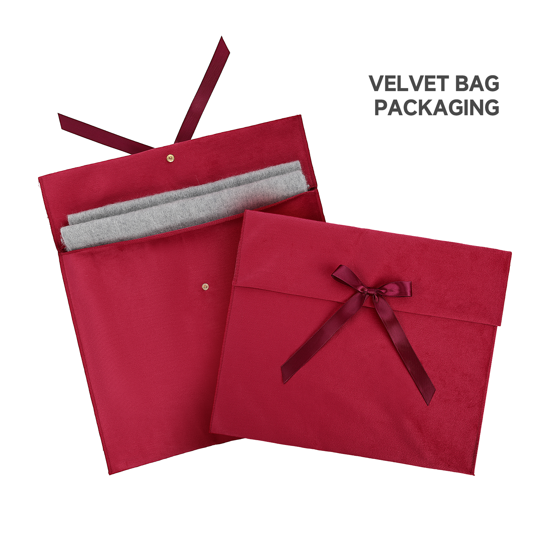 Luxury 100% Cashmere Scarf With Velvet Bag 6