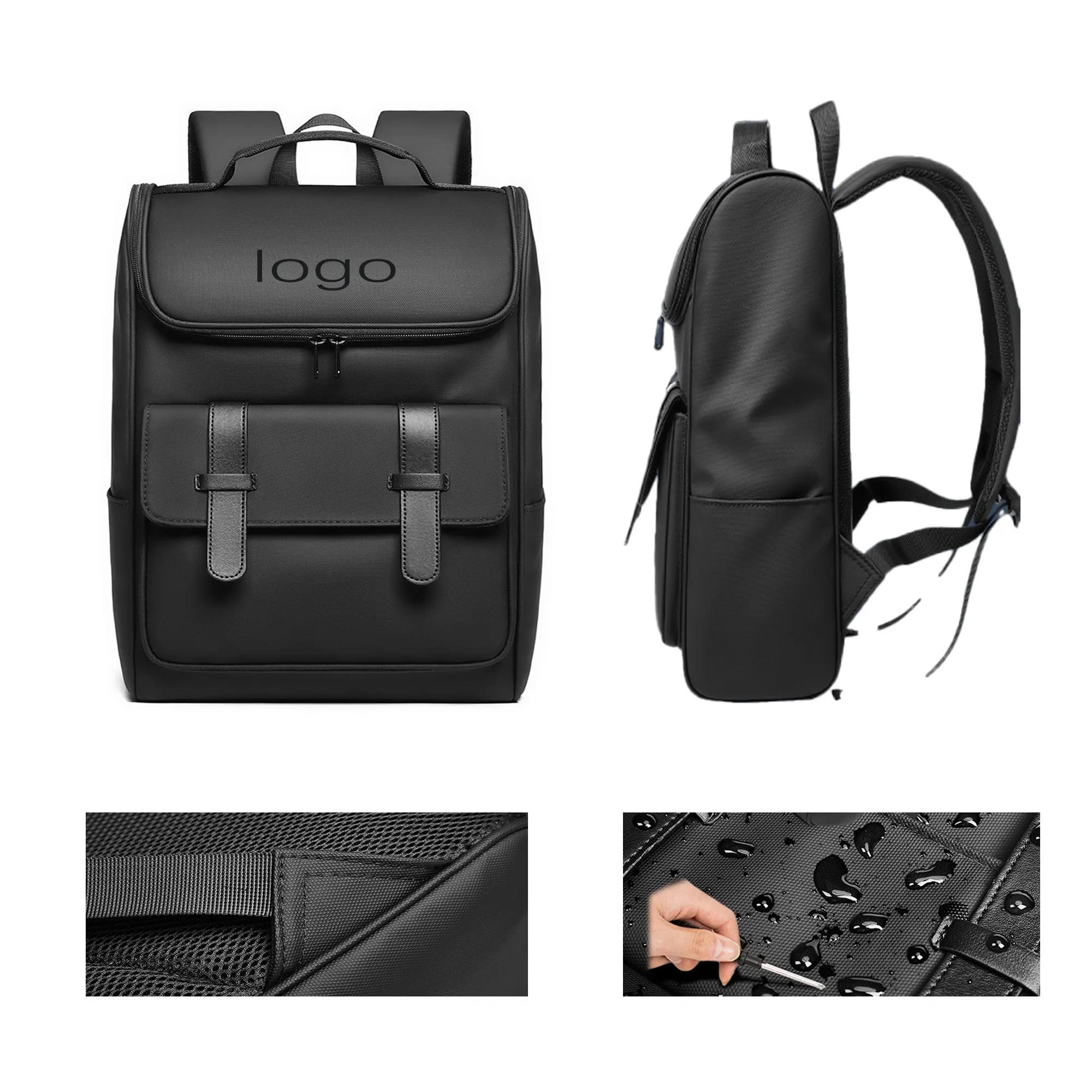 16 Inch Large Capacity PVC Backpack 9