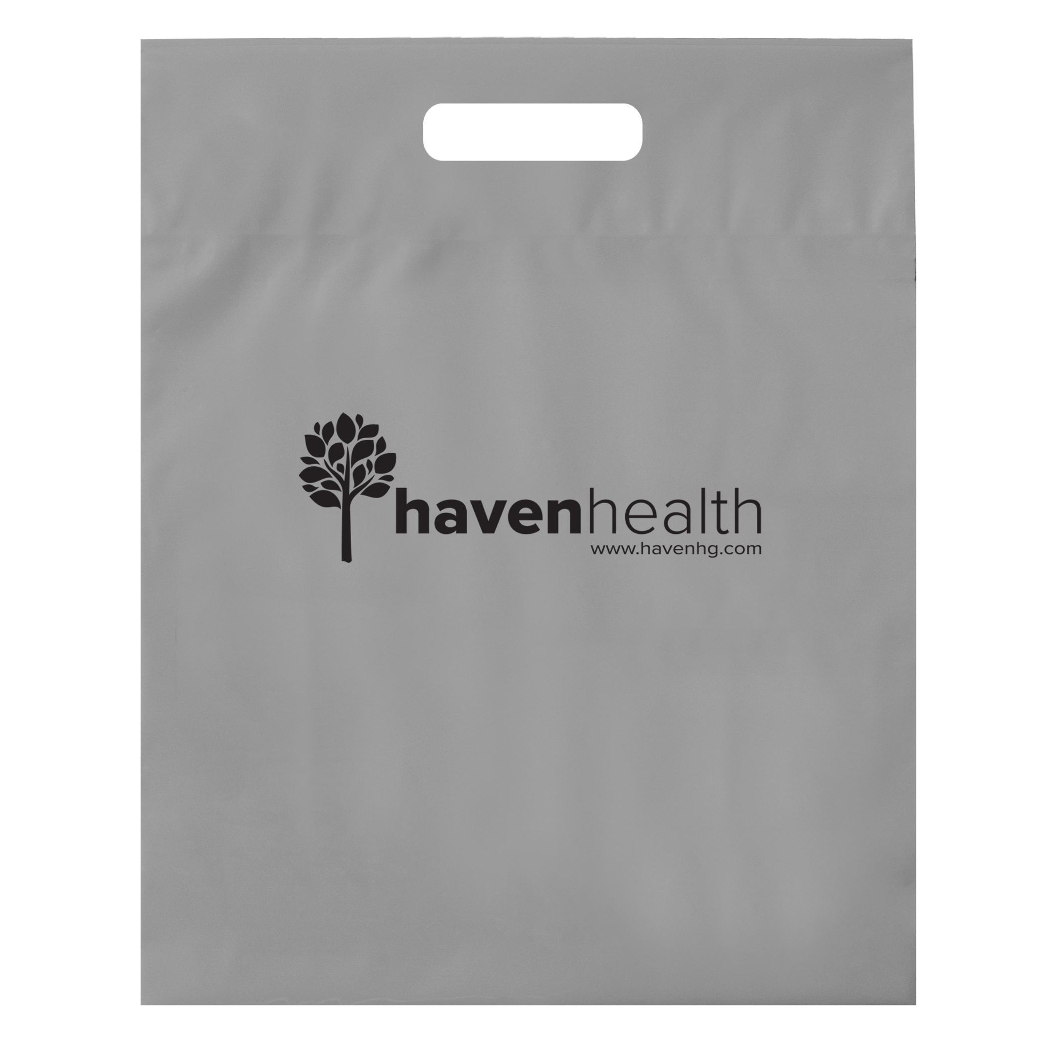 Fold Over Reinforced Die Cut Bag 19