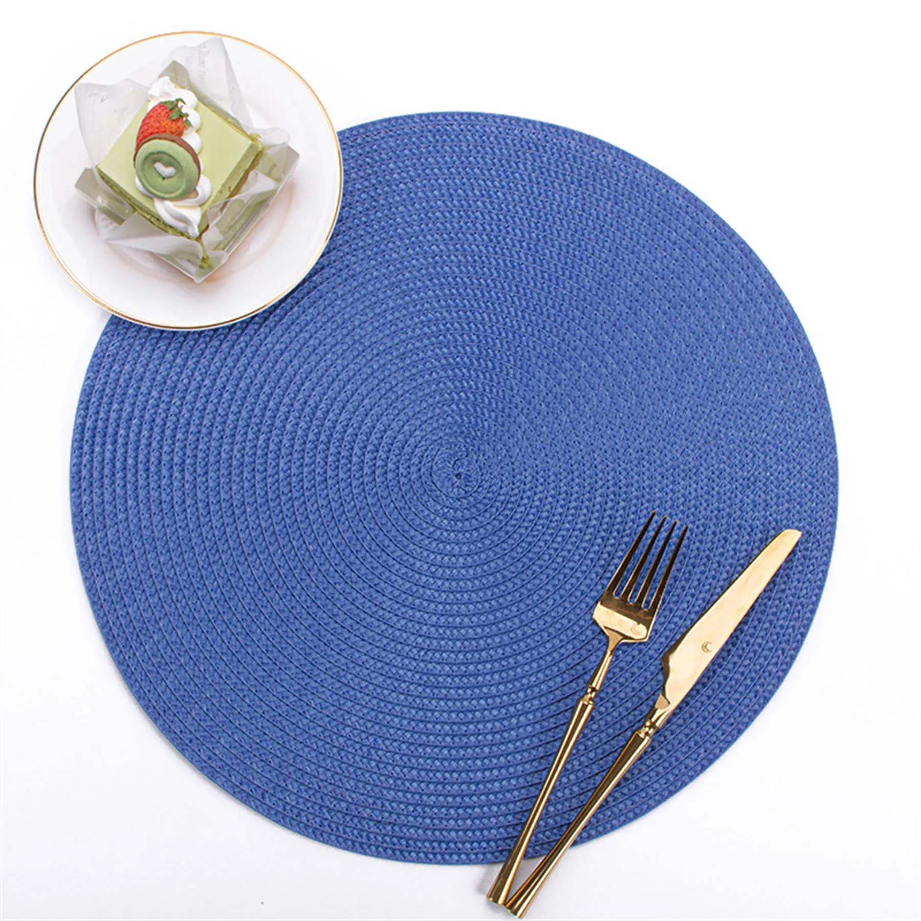 Round Hand Woven Place Mat 23