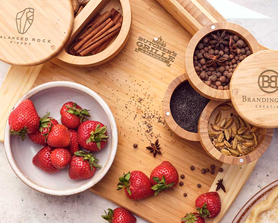 Whether you're looking for a promotional item that your prospects, customers, and employees will use daily or something that they will pull out for special occasions, Totally Bamboo has an eco-friendly and gorgeous looking option for you.