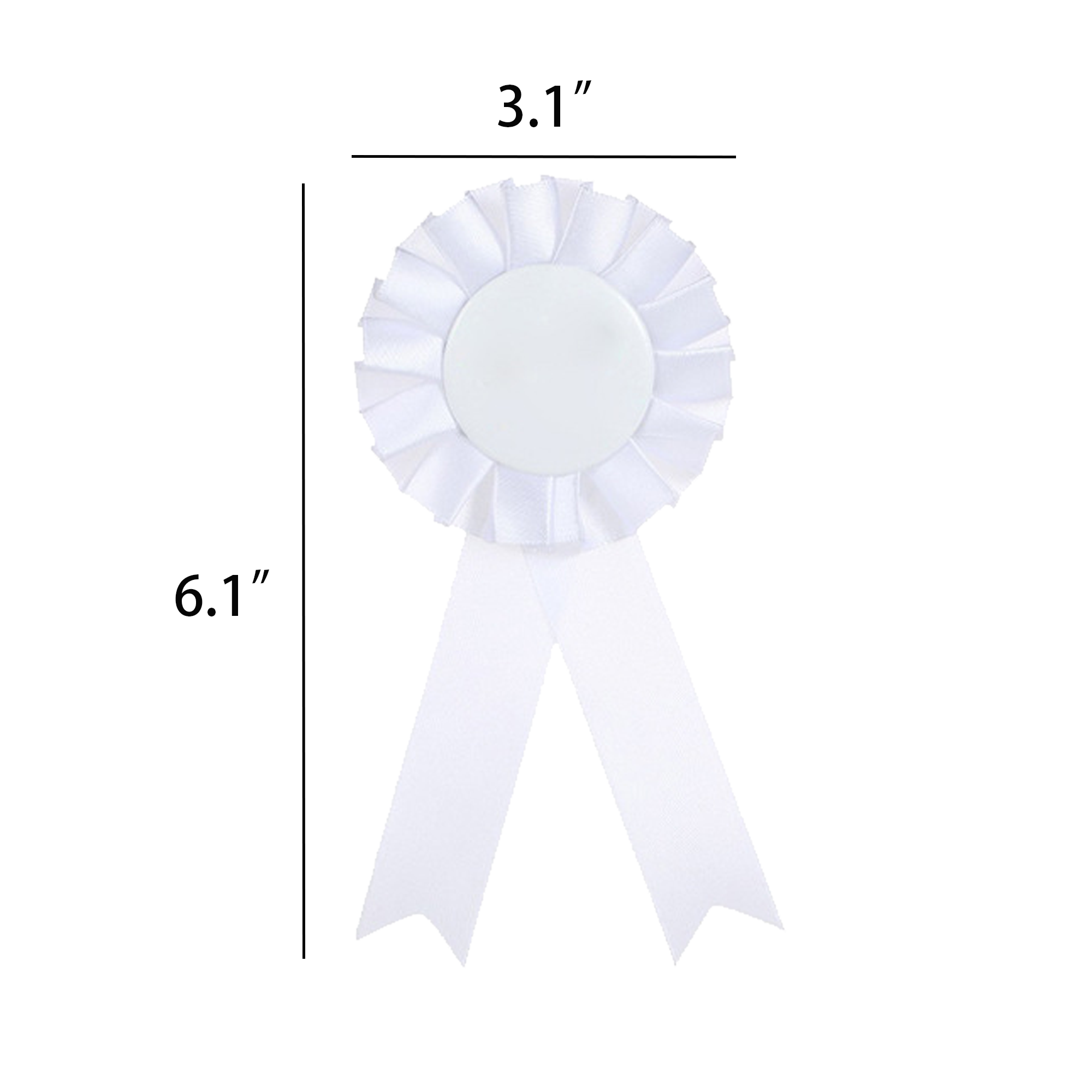 Premium Customized Ribbon Award Badges 10