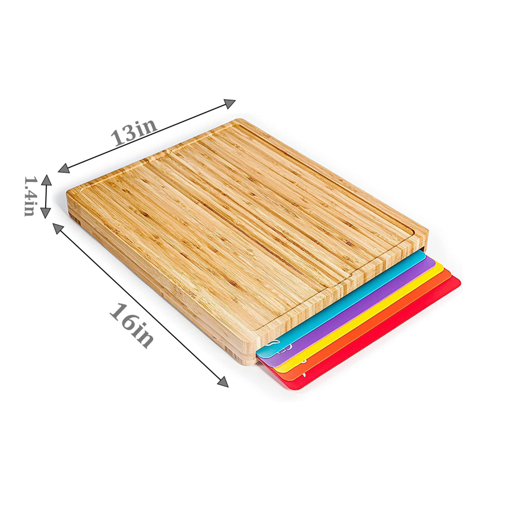 Bamboo Cutting Board Set 2