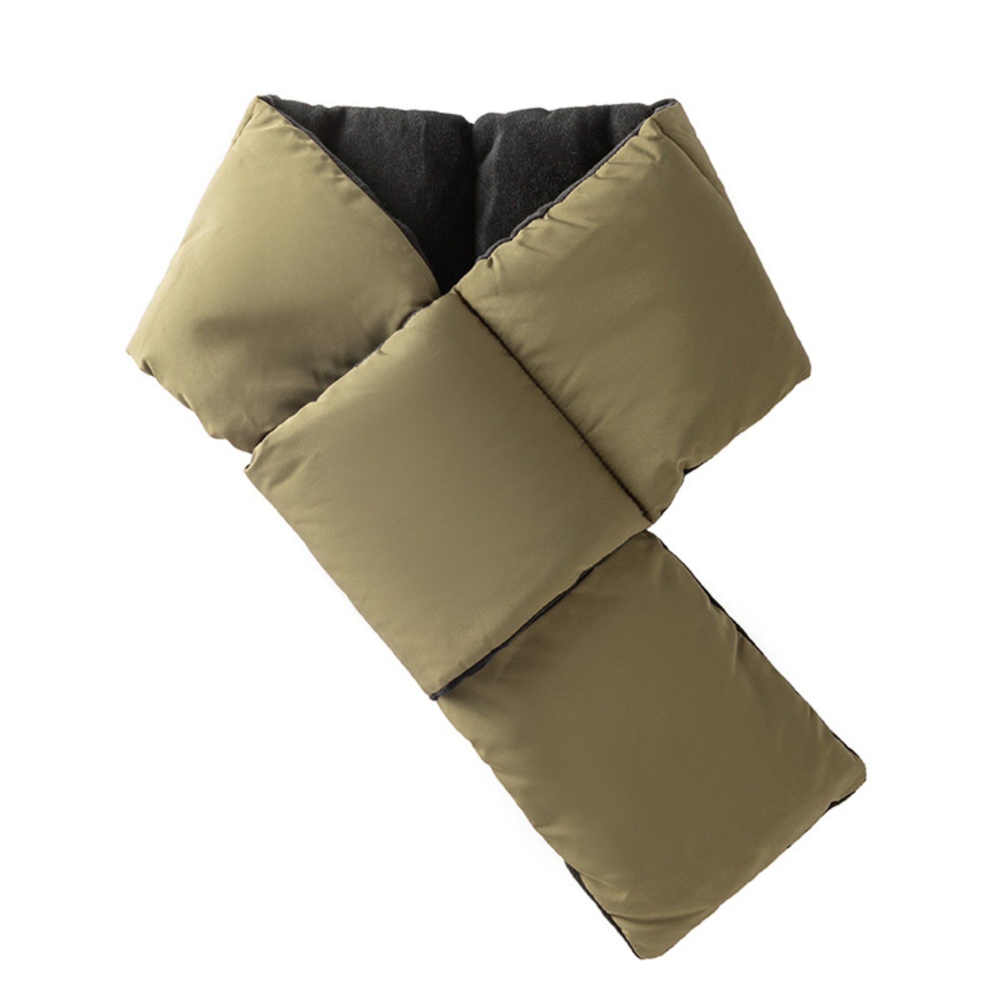 Down Cotton Puffer Winter Scarf 17