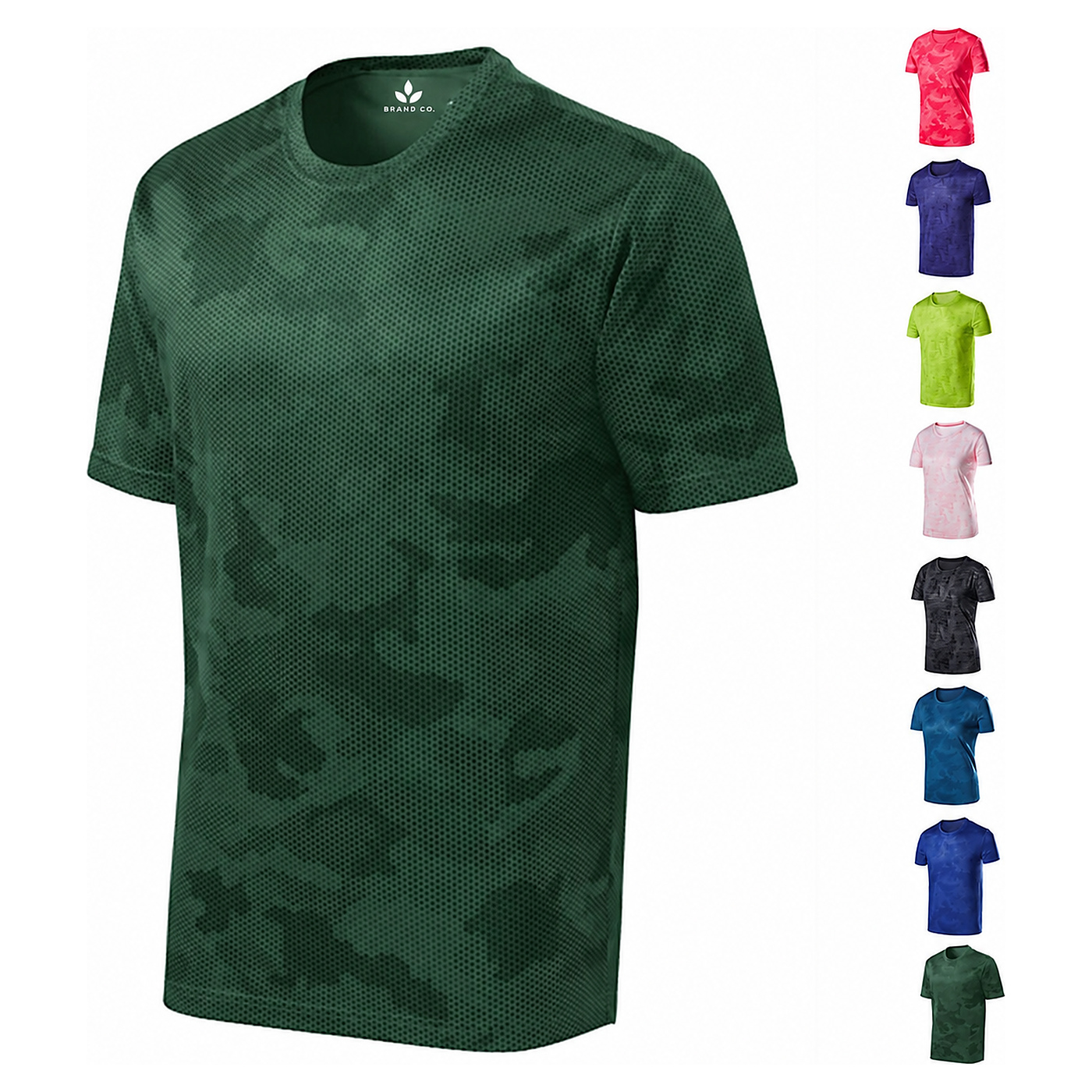 Camouflage Airy and Sweat-absorbent T-shirt