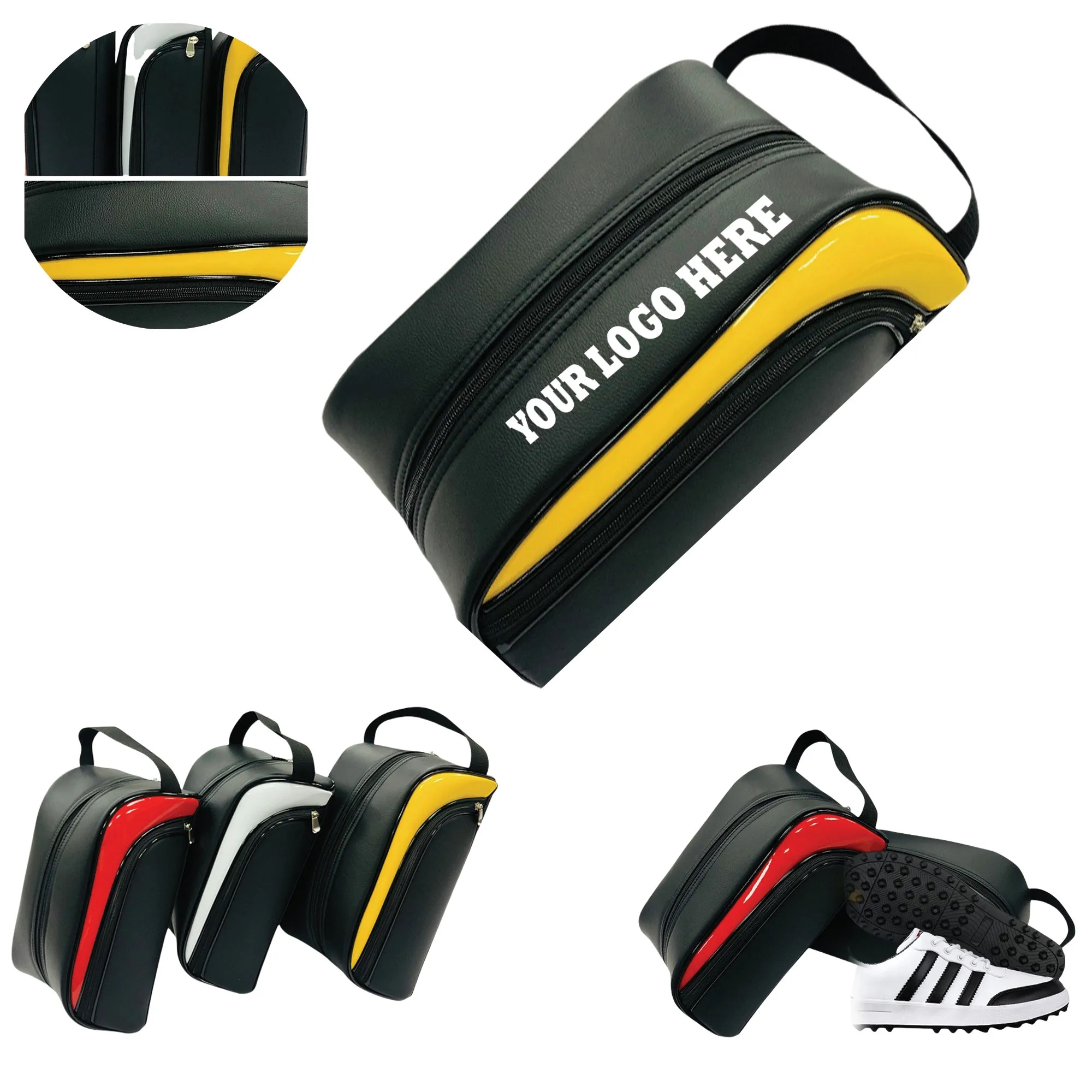 Men's Women's PU Golf Bag 6
