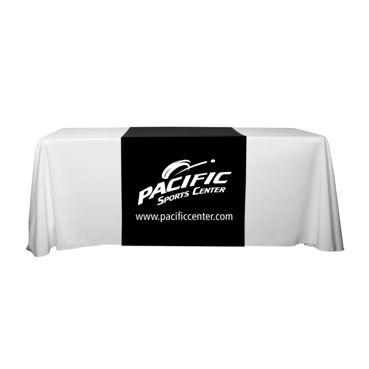 "Roger Eight" 90" L Table Runners (One Color Print) / Accommodates 3 ft Table and Larger 11