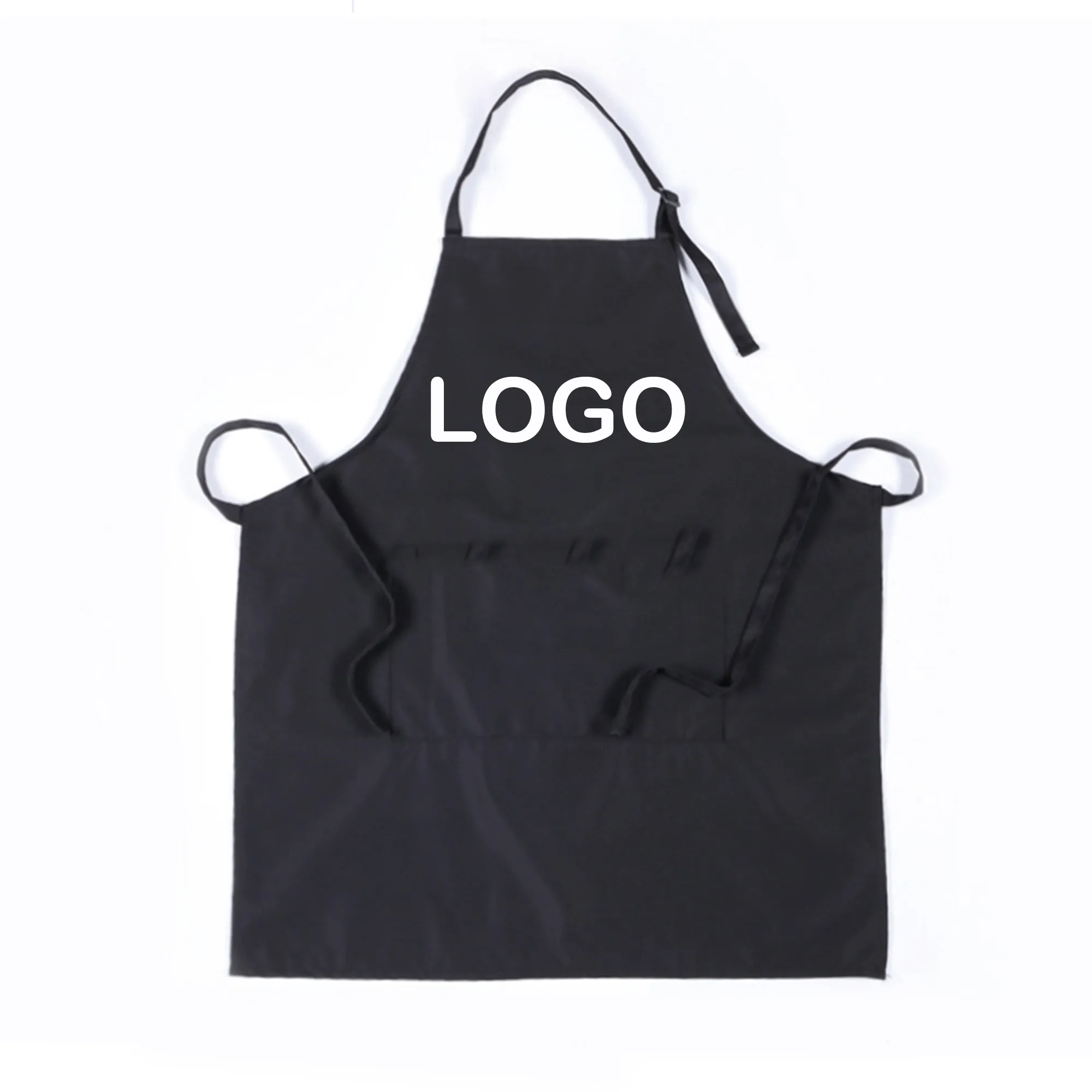 Kitchen Apron w/ Custom Imprint & Pockets MOQ 50 PCS 4