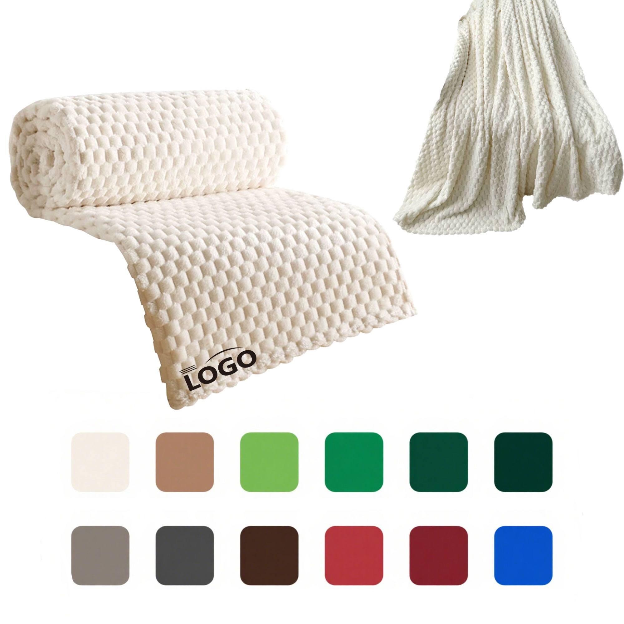 Office Napping Thickened Flannel Blanket 3