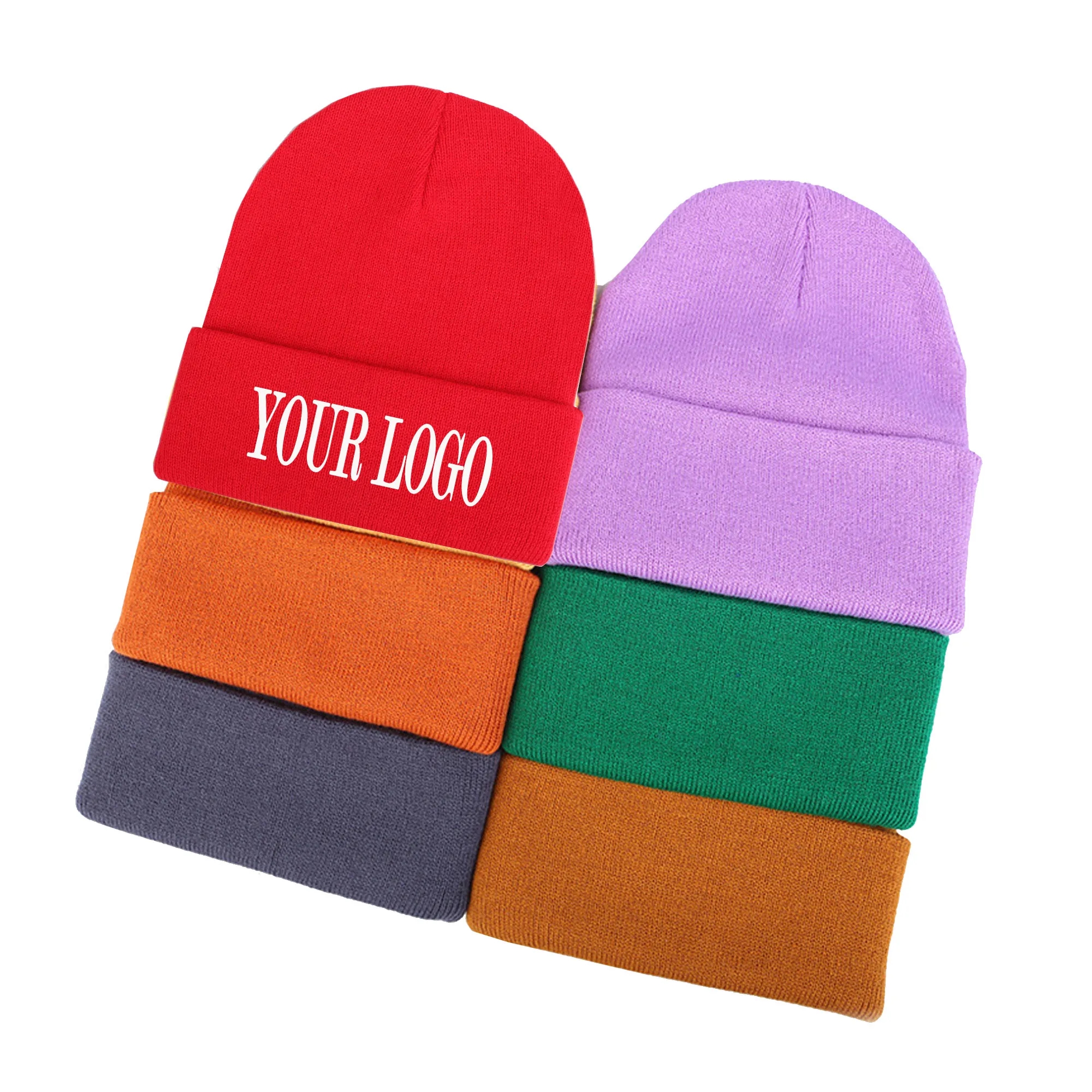 Knit Beanie Cap MOQ 100PCS 8