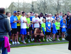 Screen printing 5k Event t-shirts for adults and youth