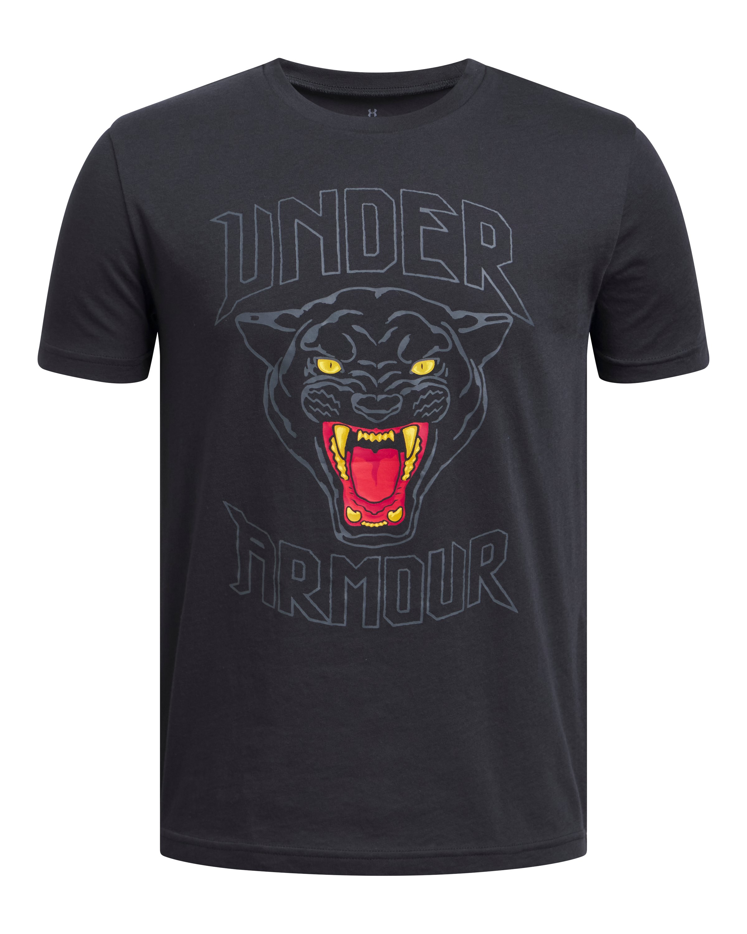 UA Gone Dark Boys' Short Sleeve 4