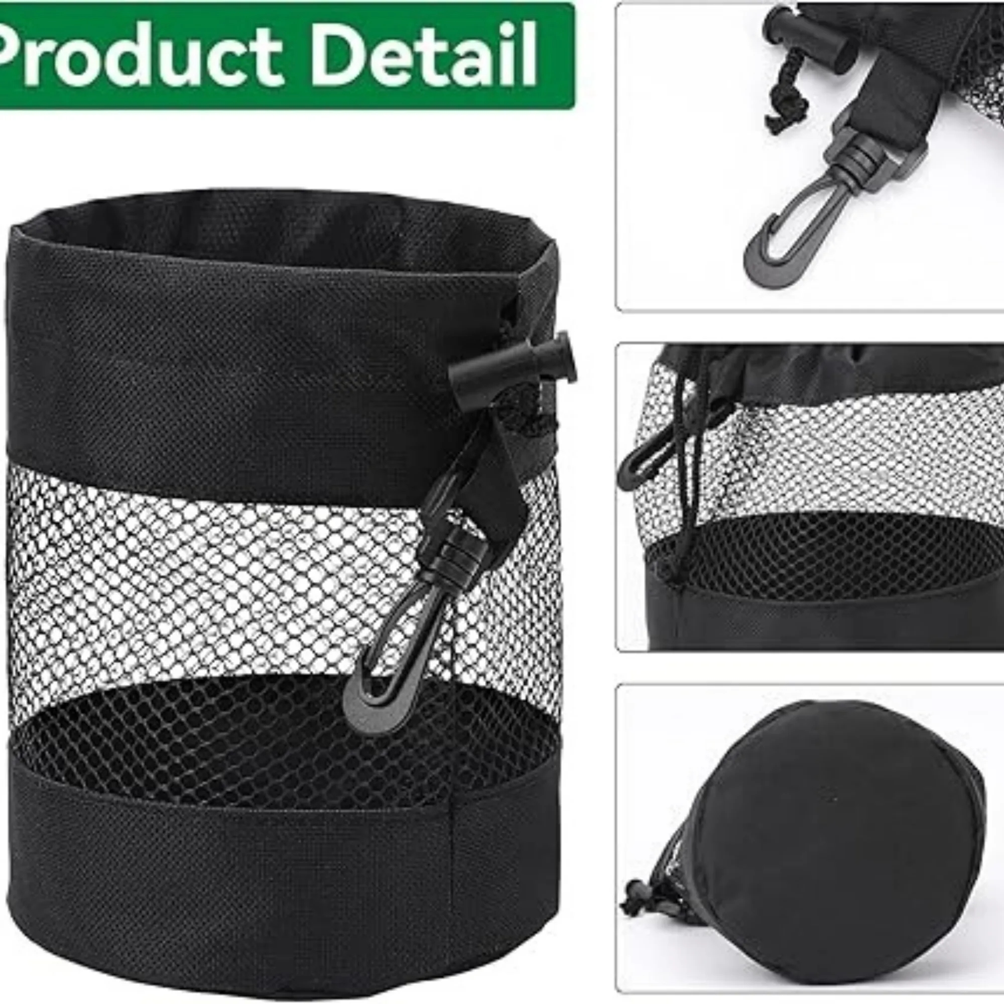Golf Ball Bag Organizer Mesh Net Pouch 8