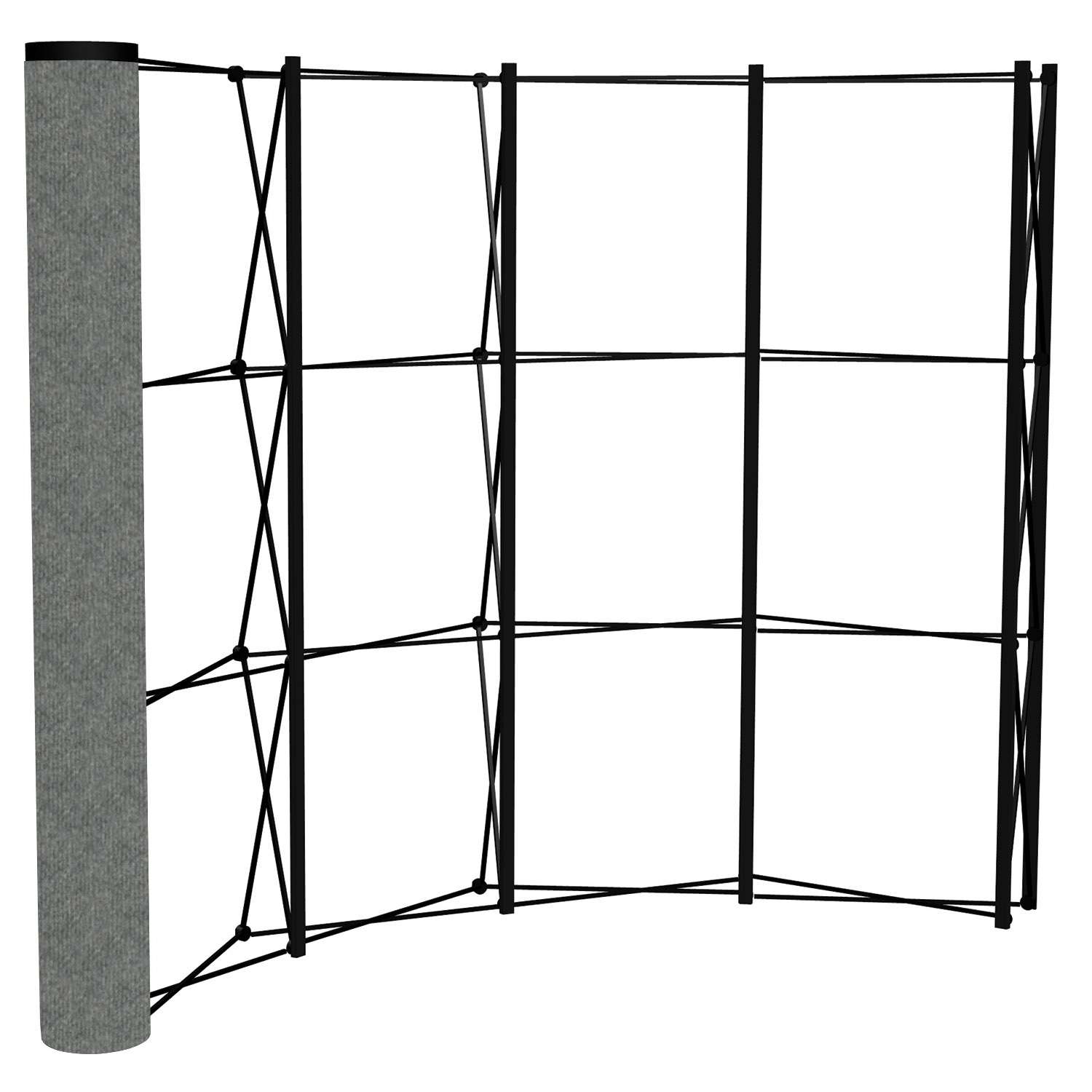 Curved ARISE End Panel (Fabric) 12