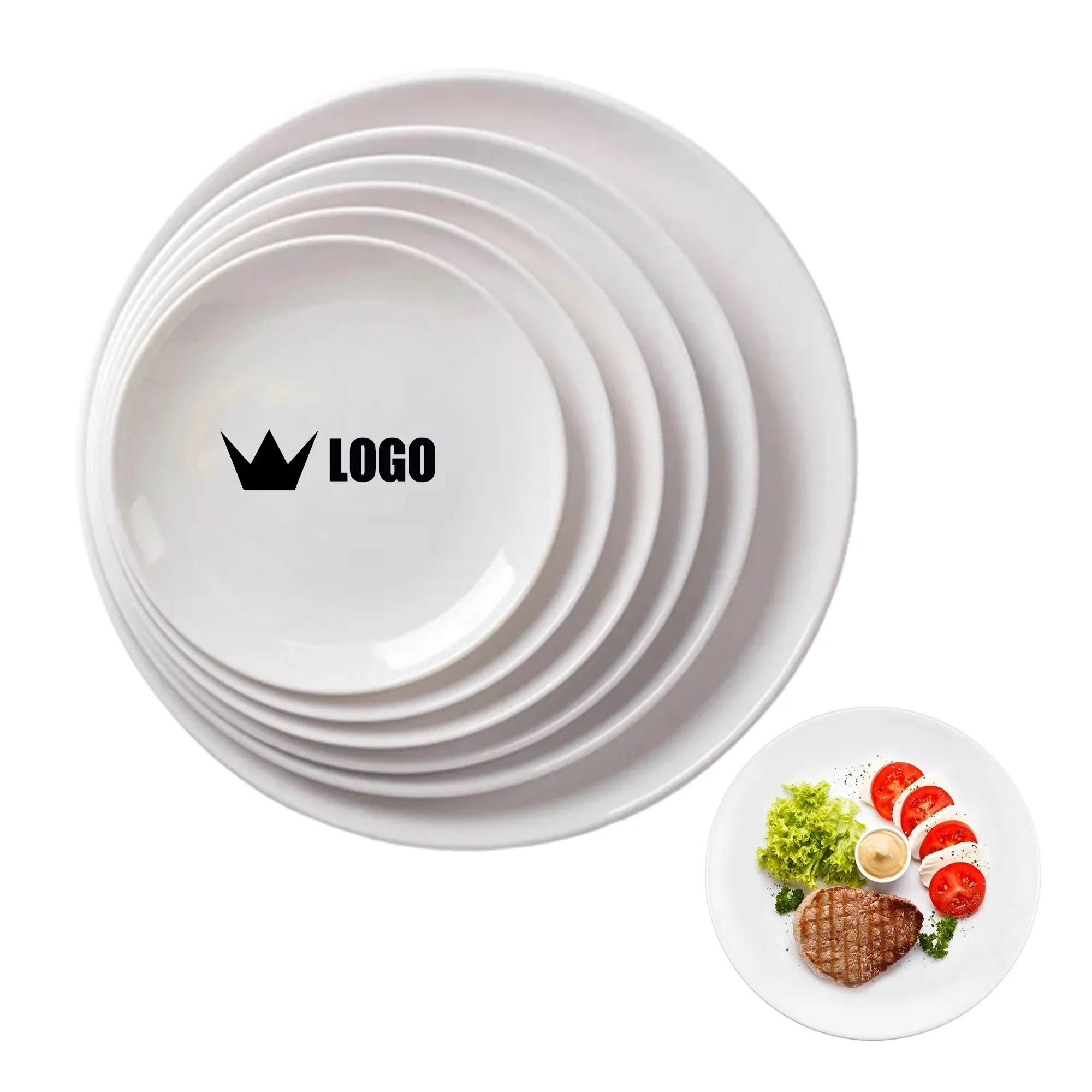 8" Melamine Plates 4