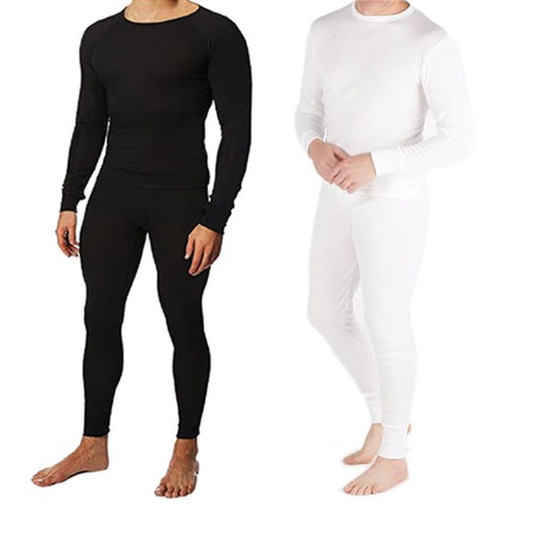 Thermal Underwear Sets - Black Small 3