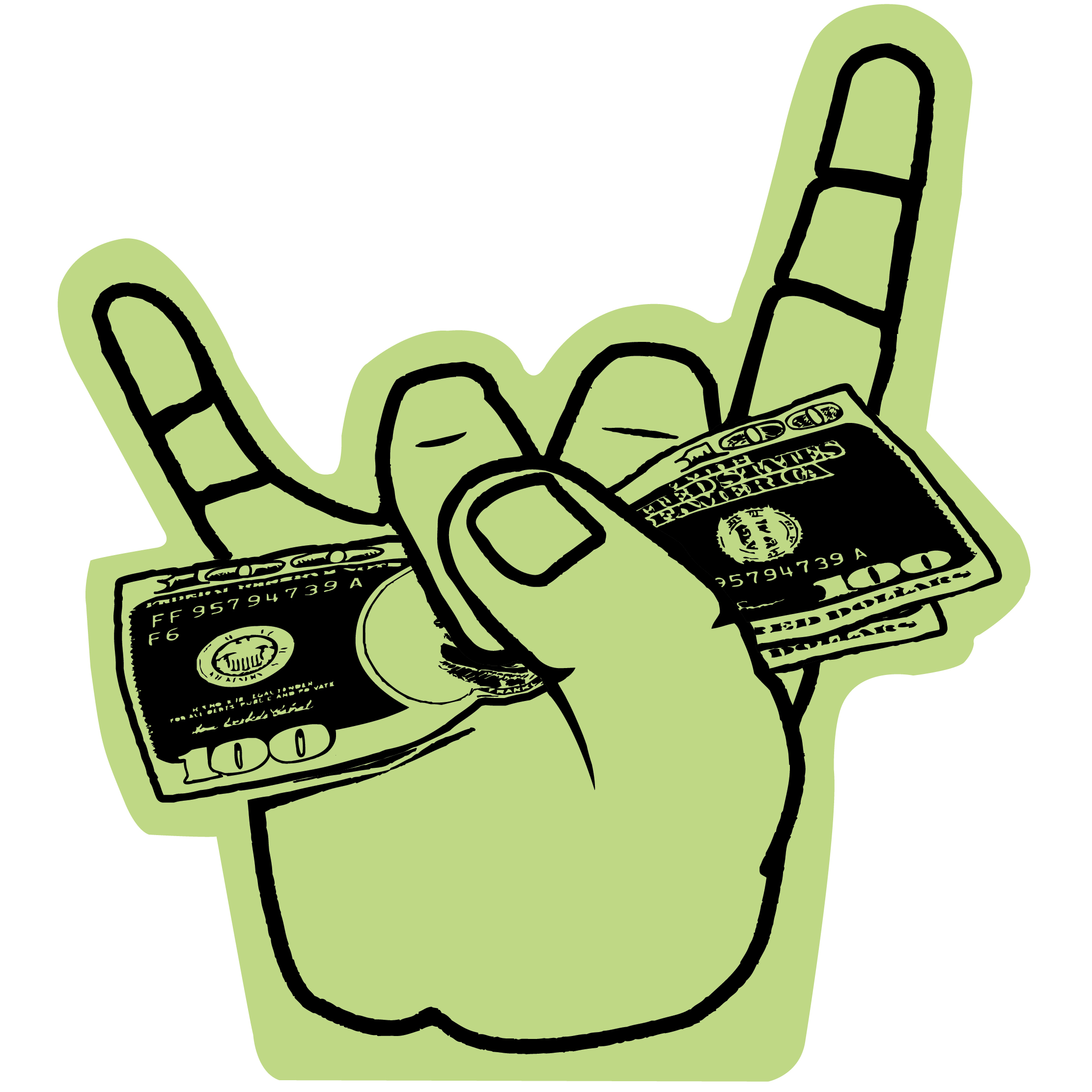 Hand with Money 72