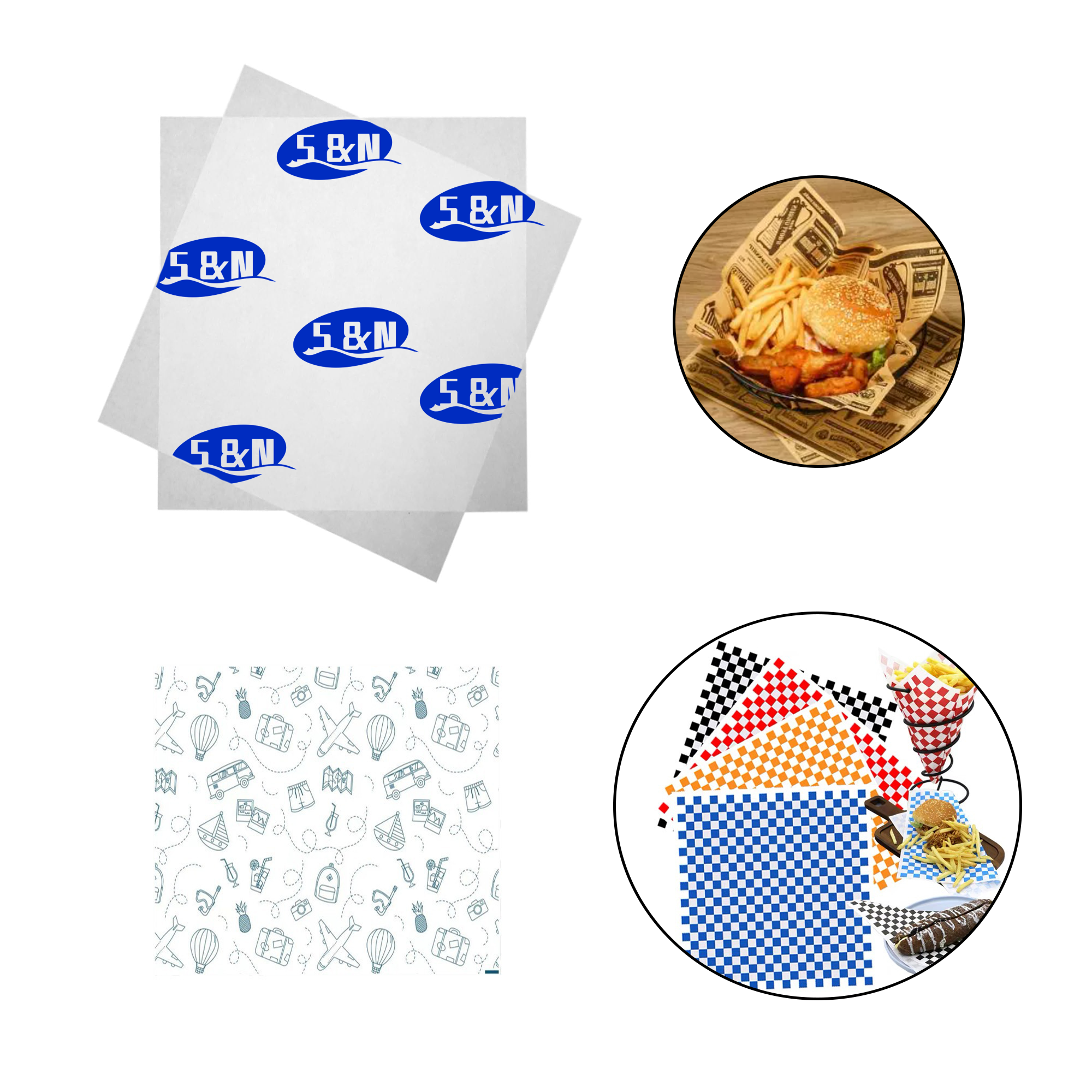 Food-grade Hamburger Wrapping Paper 4