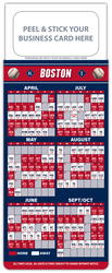 Baseball Schedule Magnet - Peel and Stick Business Card (3.5x9)