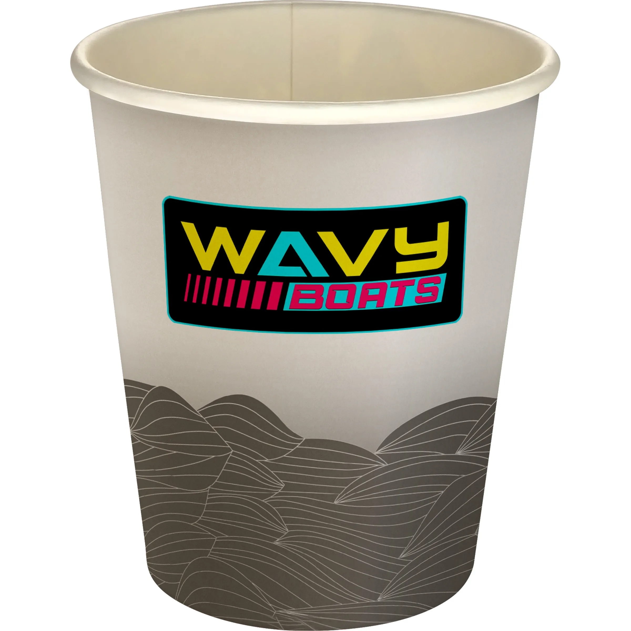 5 oz Full Color Turbulent Waves Paper Cup 5