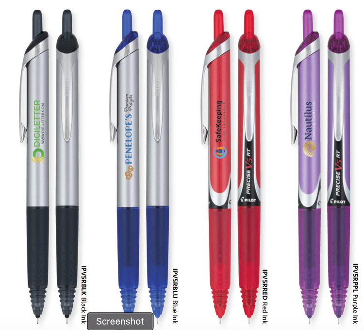 Precise® V5 Retractable Premium Rolling Ball Pen (0.5mm) Precise