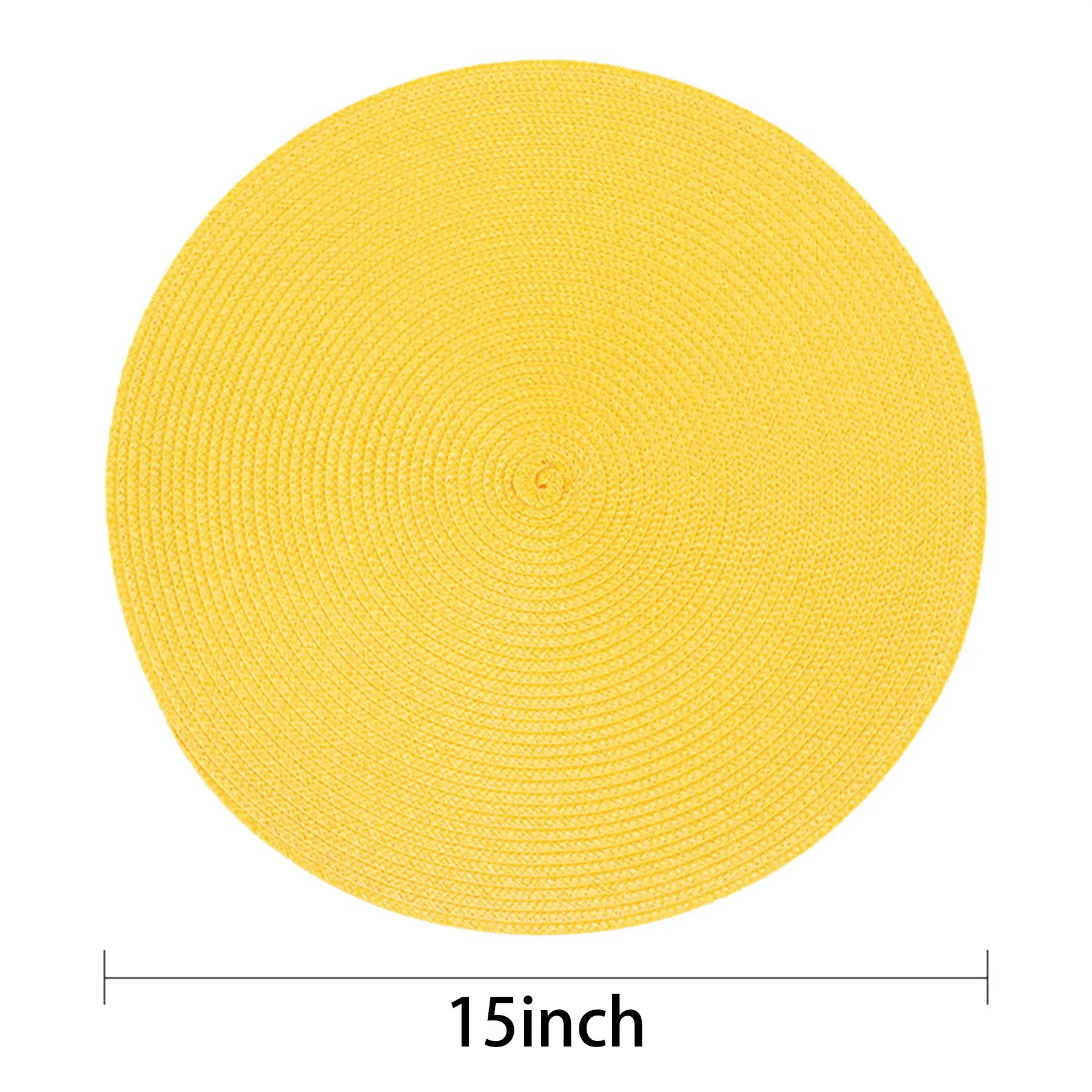 Round Hand Woven Place Mat 25