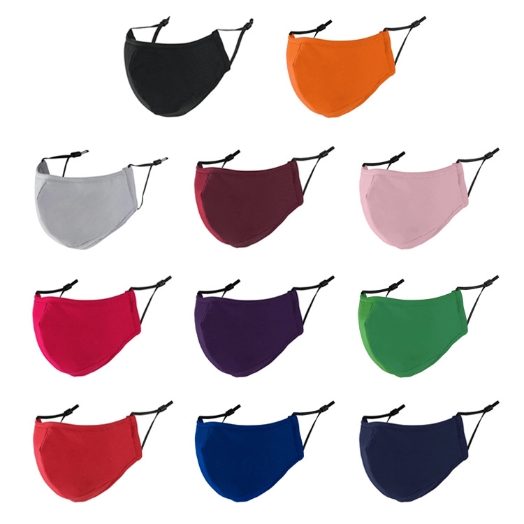 100% Cotton Reusable Custom Face Mask with Adjustable Straps