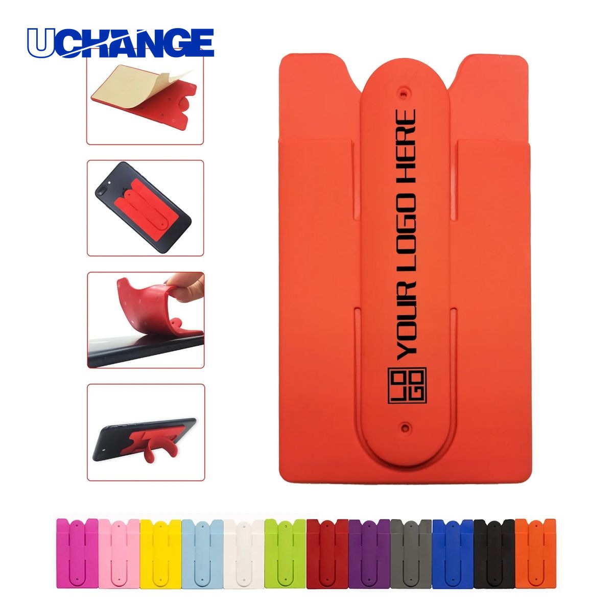 Silicone Phone Holder Card Stand Accessory