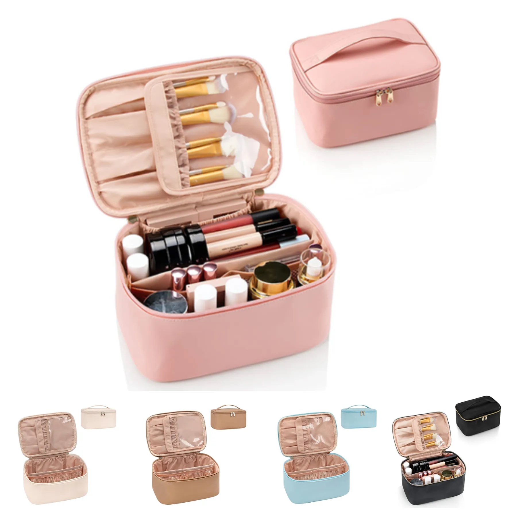 Large Capacity Portable Makeup Bag 16
