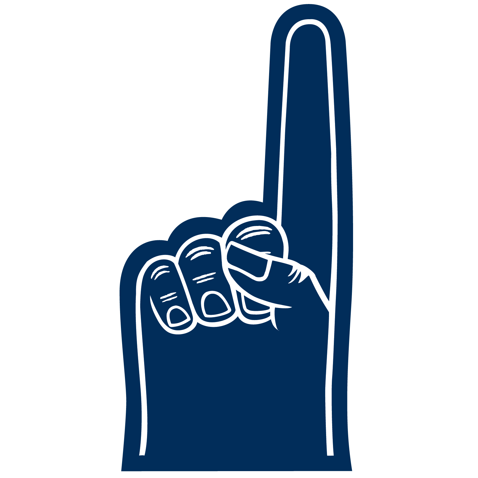 7.5" Foam Hand 65